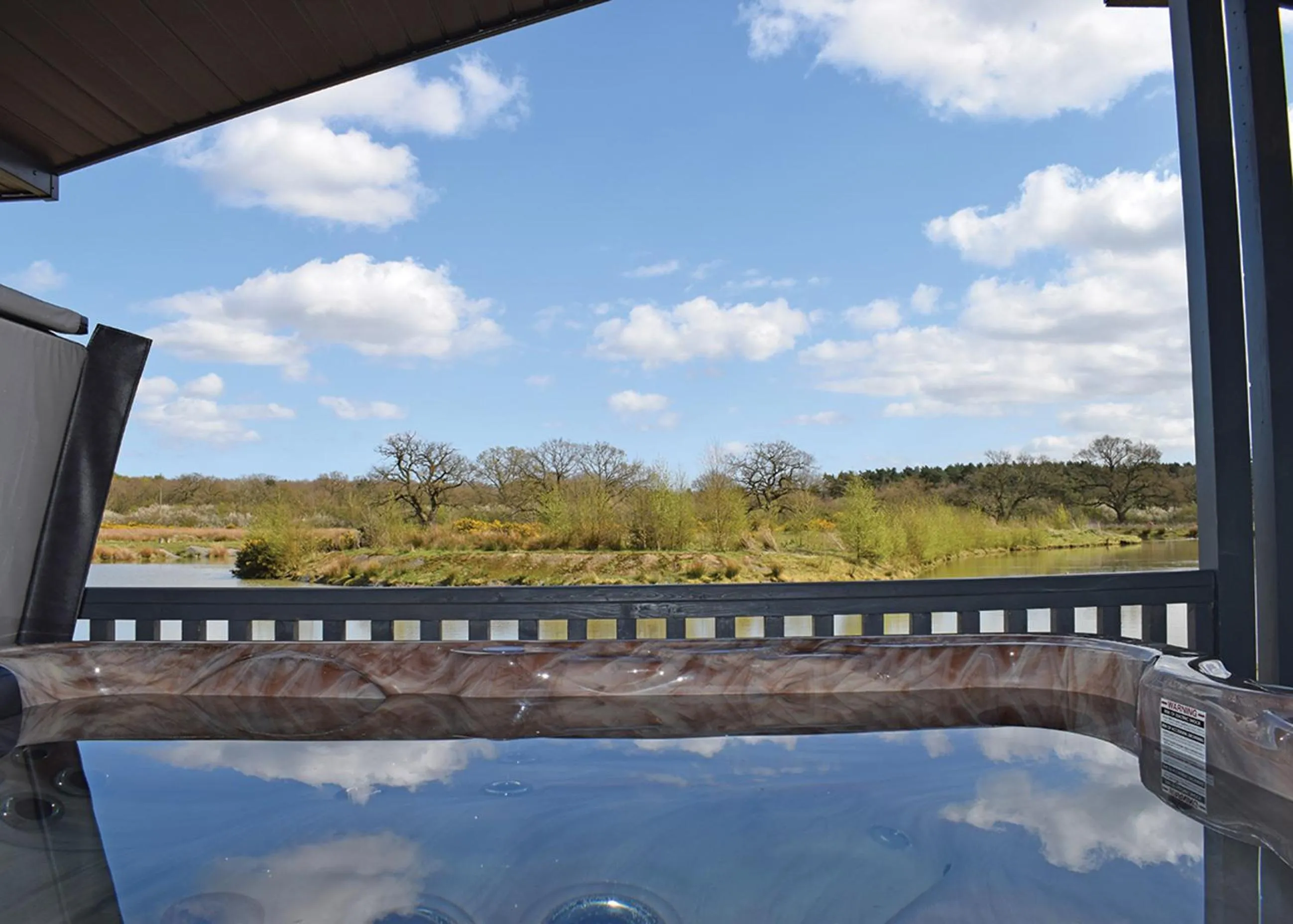 Property building in Woodhall Country Park Lodges