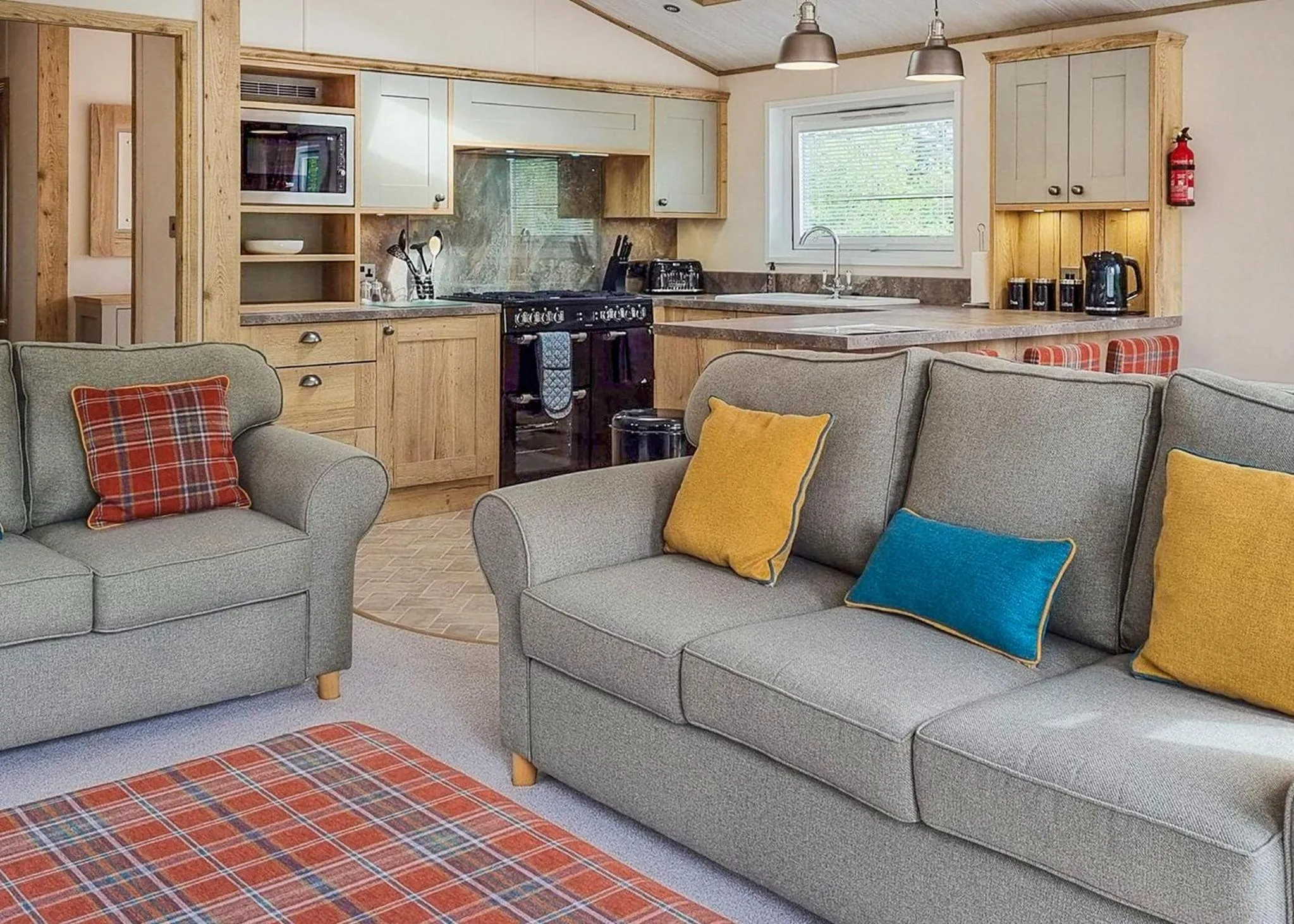 Property building in Woodhall Country Park Lodges
