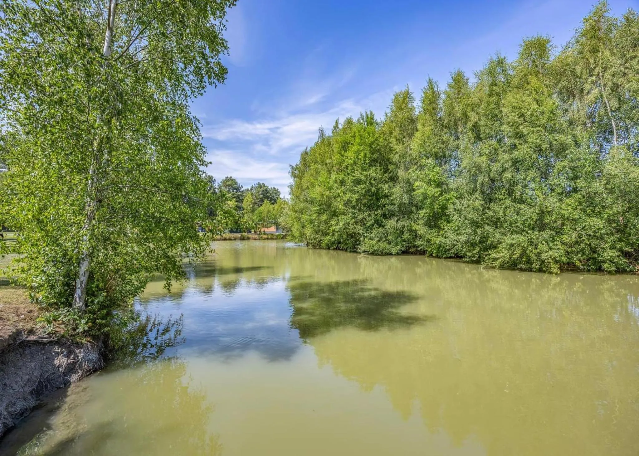 Property building in Woodhall Country Park Lodges