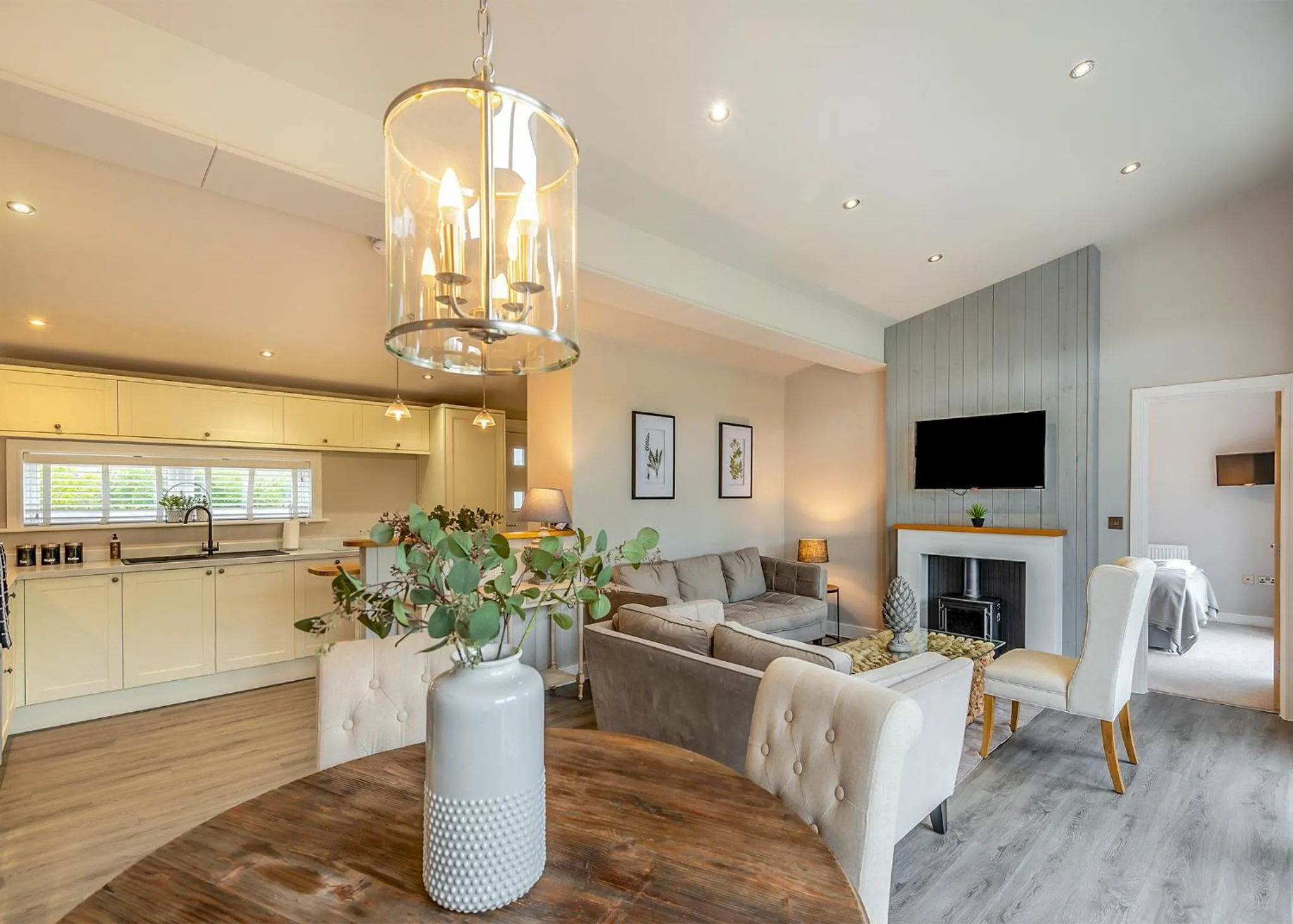Property building in Woodhall Country Park Lodges