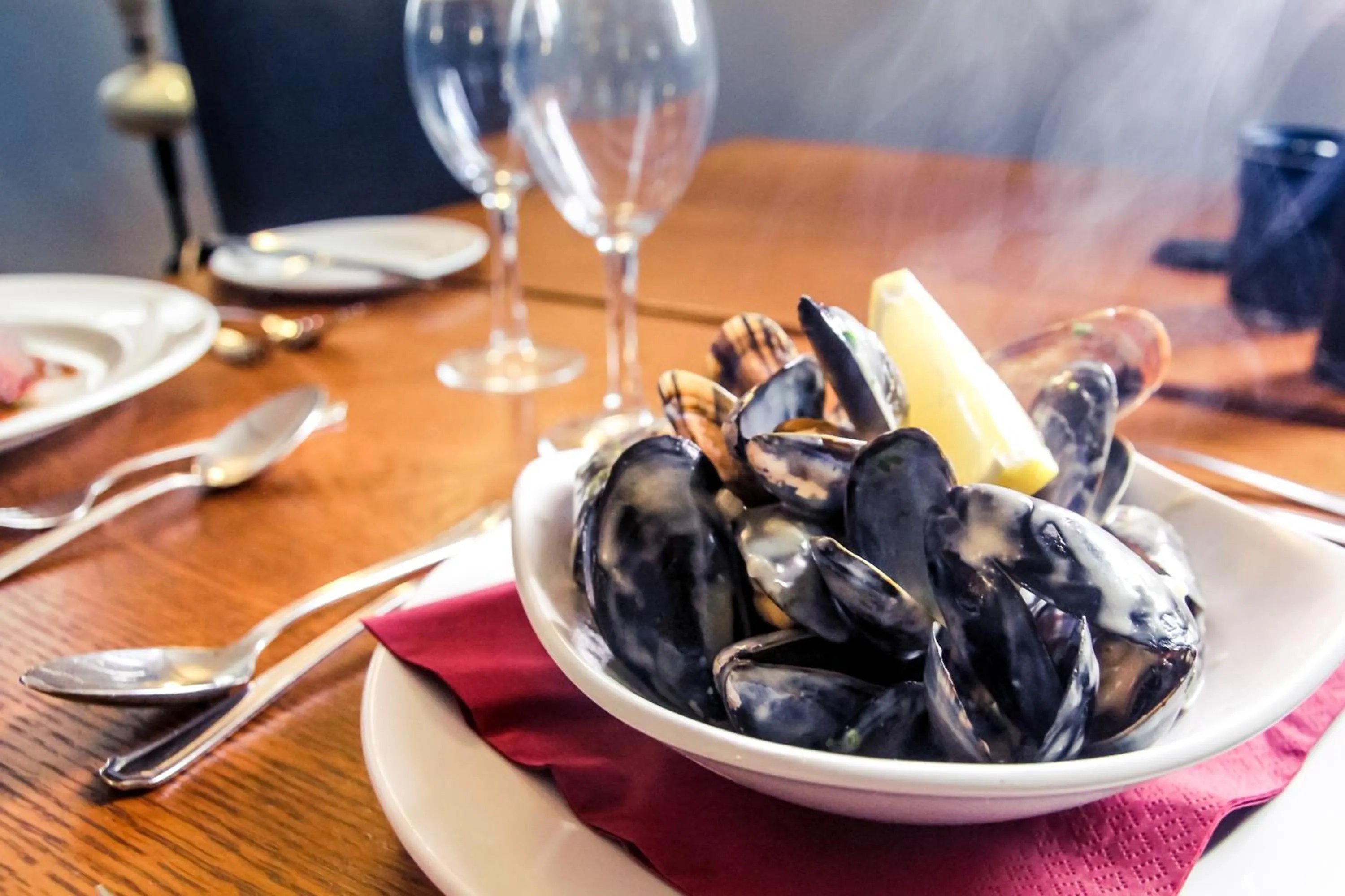 Food and drinks in Arnolds Hotel