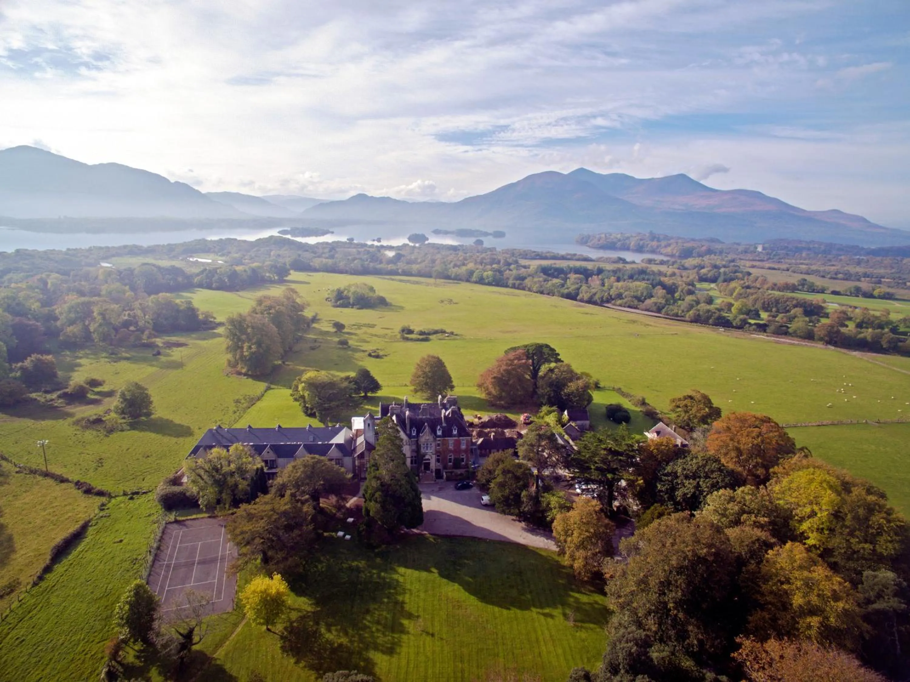 Bird's eye view in Cahernane House Hotel