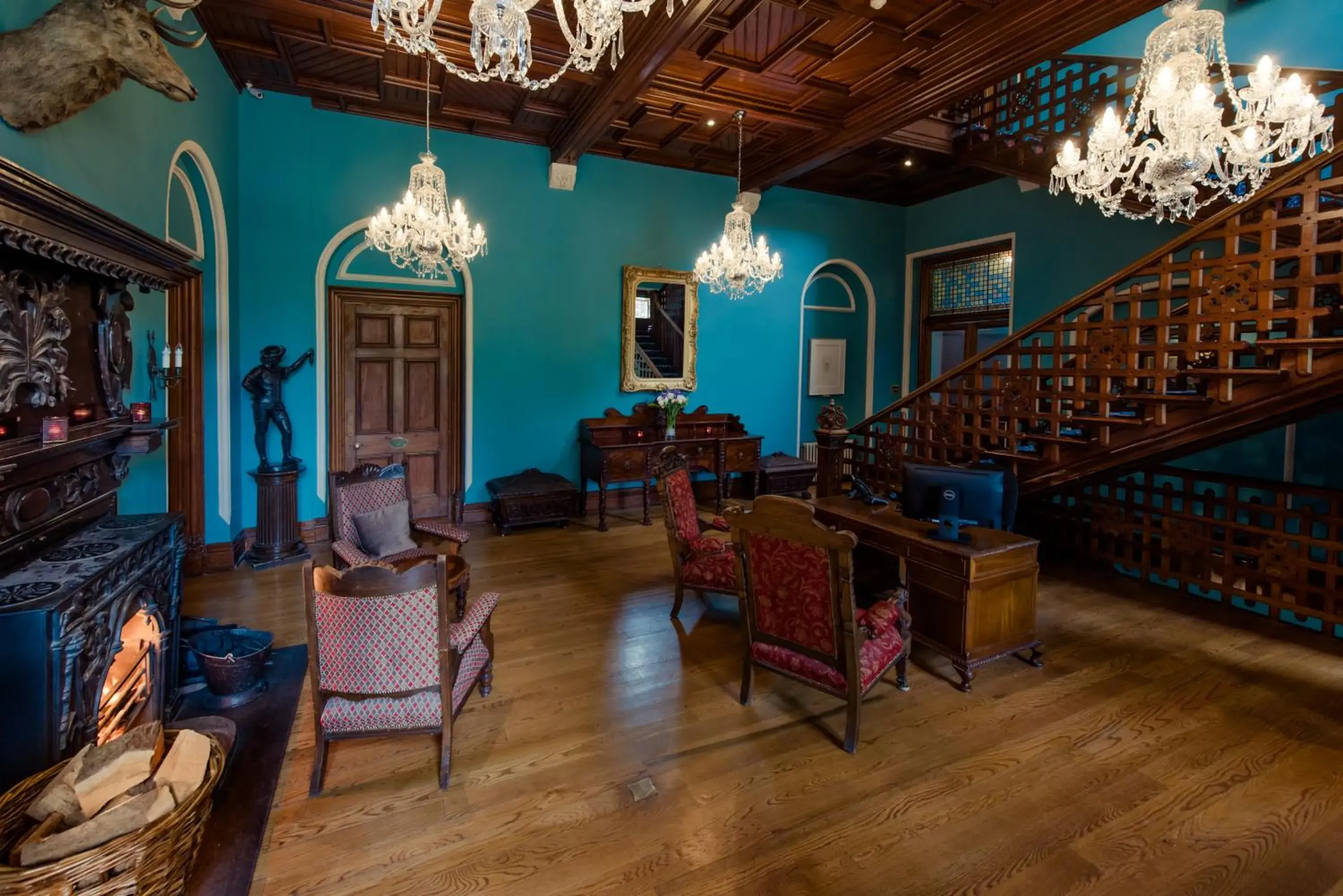 Lobby or reception in Cahernane House Hotel Lobby or reception in Cahernane House Hotel