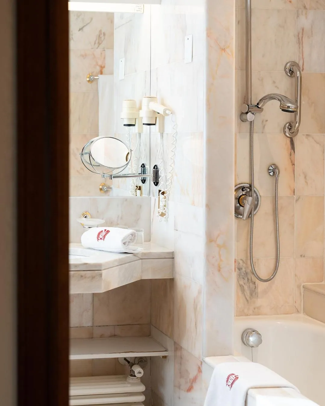 Bathroom in Grand Hotel Trento