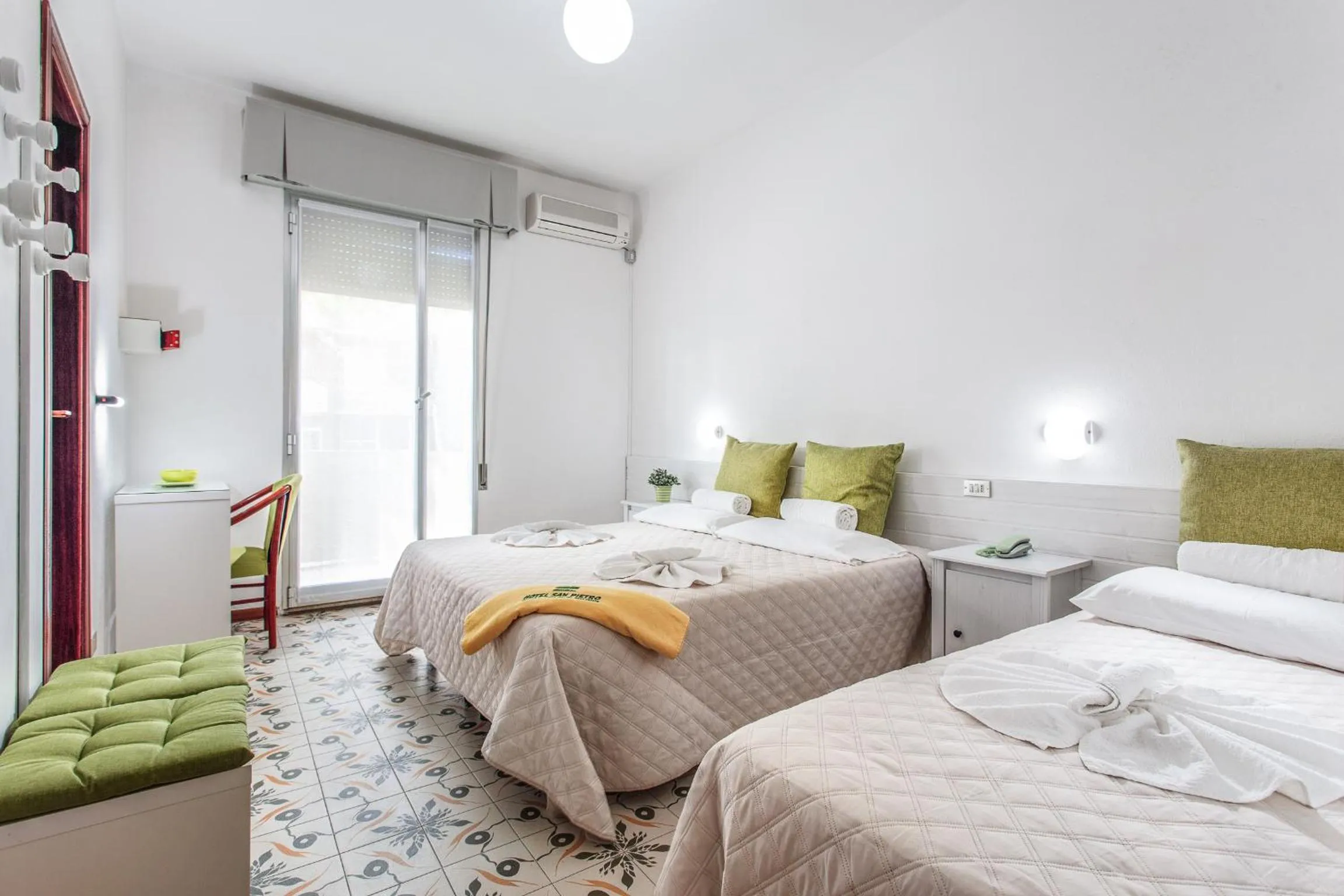 Bedroom, Bed in Hotel San Pietro