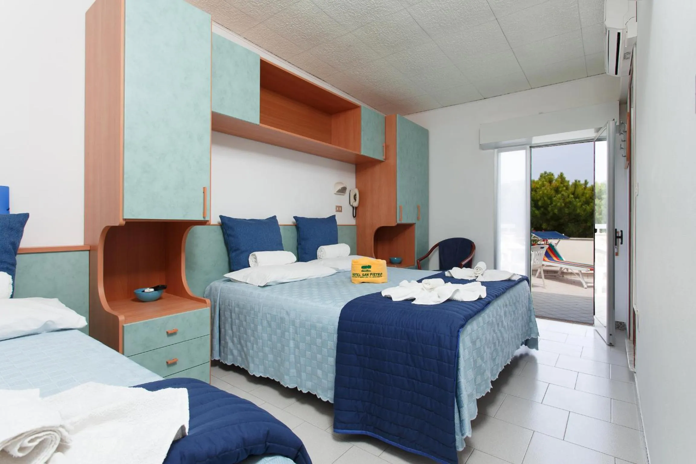 Bedroom, Bed in Hotel San Pietro