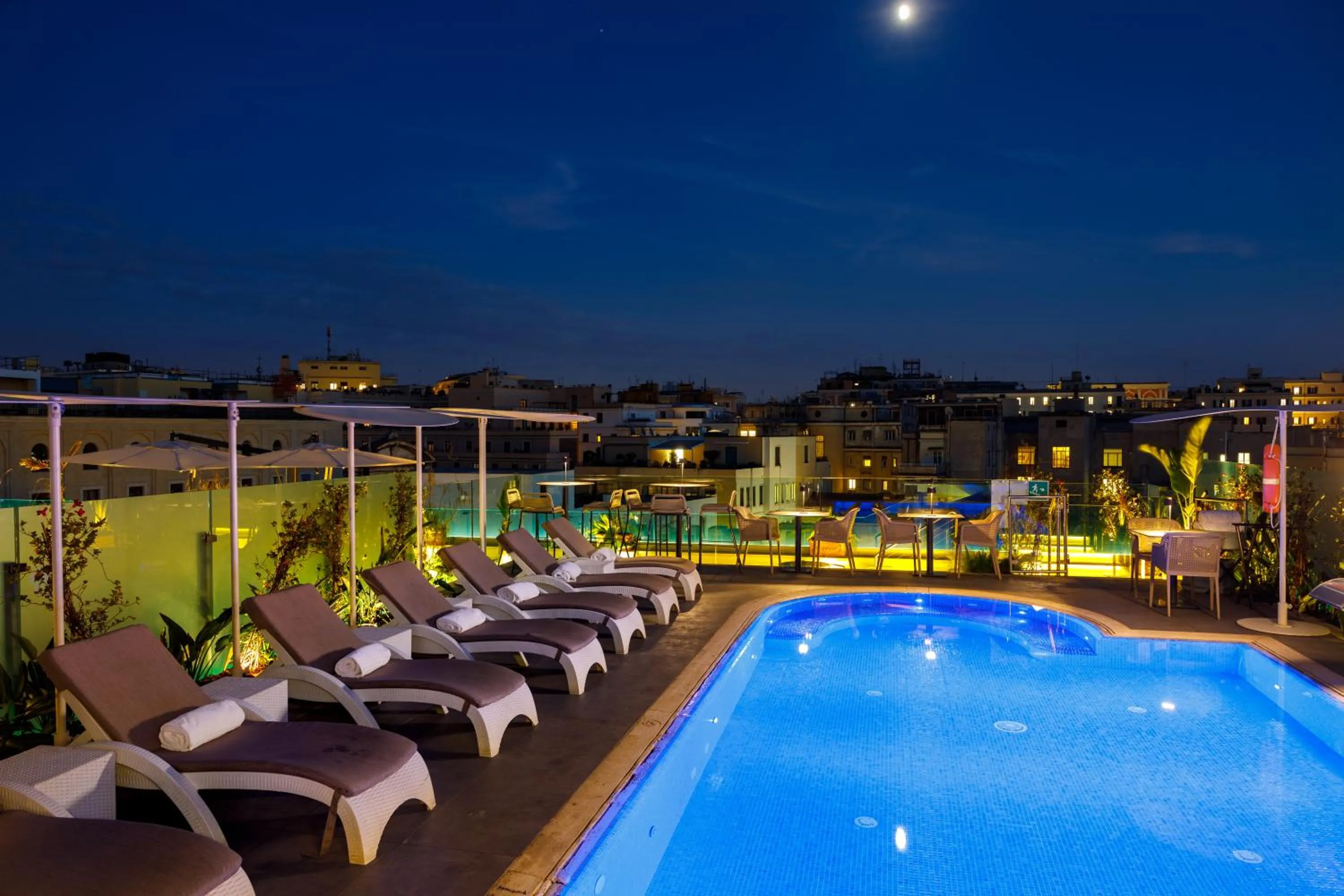 Swimming pool in Aleph Rome Hotel, Curio Collection By Hilton