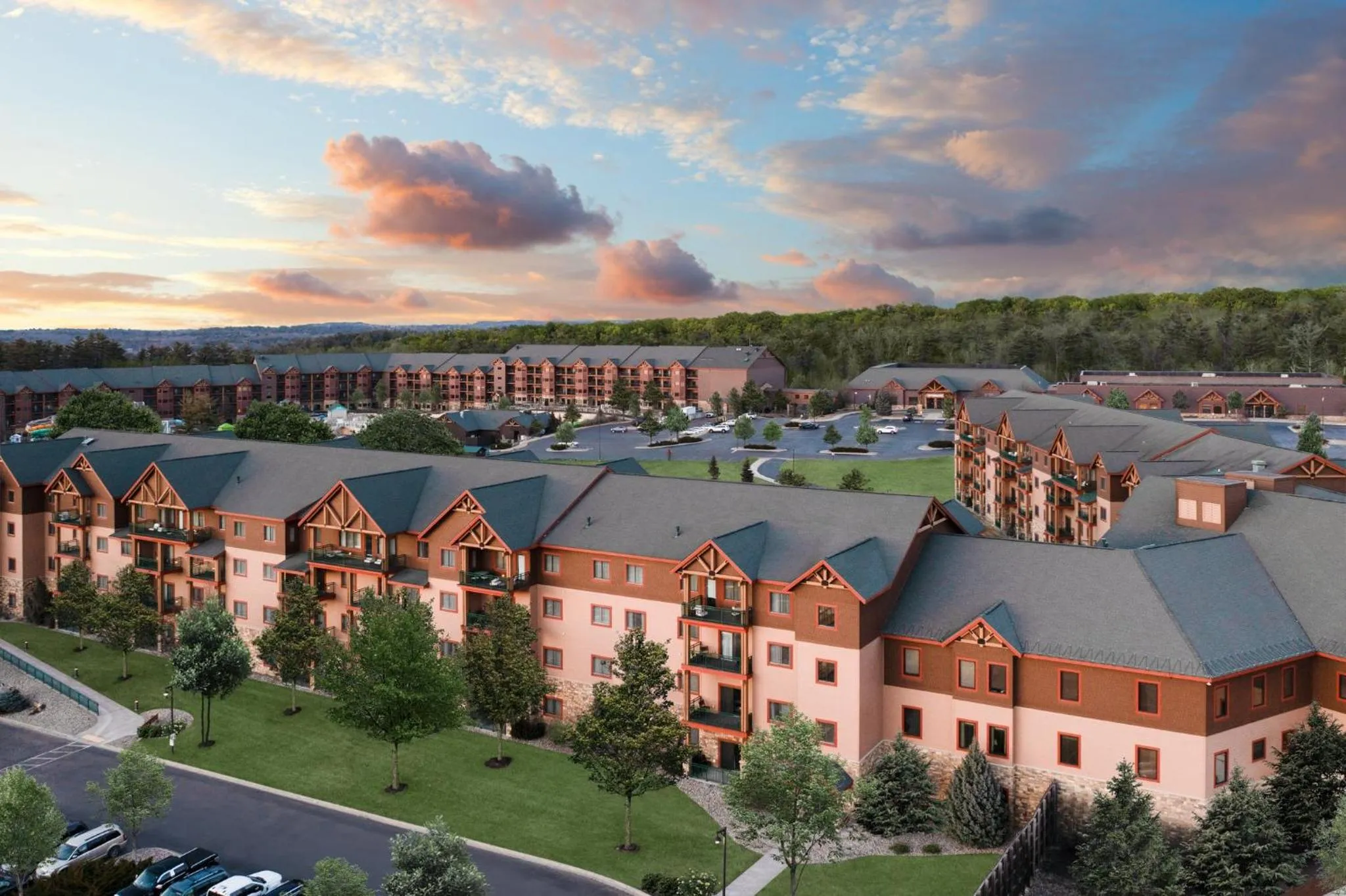 Property building in Club Wyndham Glacier Canyon