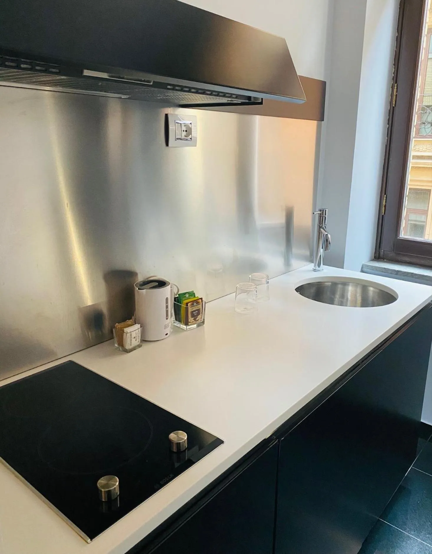 Kitchen or kitchenette in Grand Hotel Palace Rome