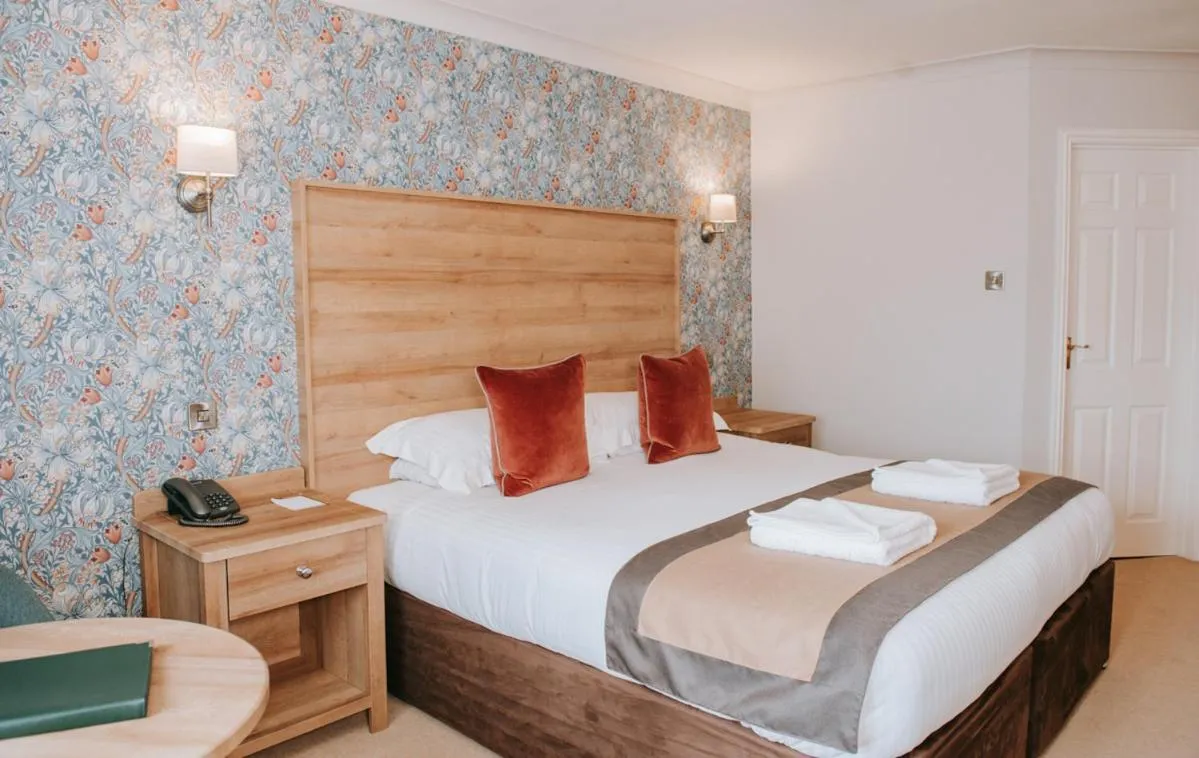 Bed in Flackley Ash Country House Hotel