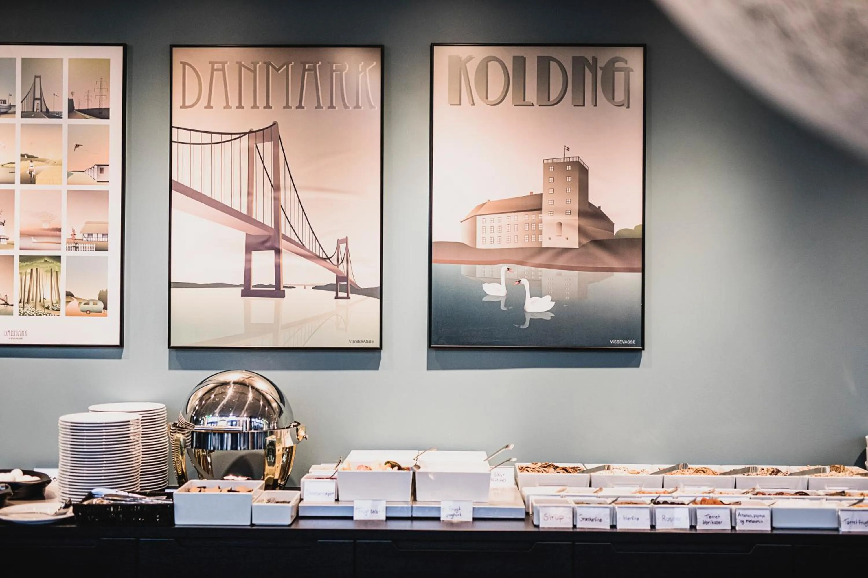 Buffet breakfast in Hotel Kolding