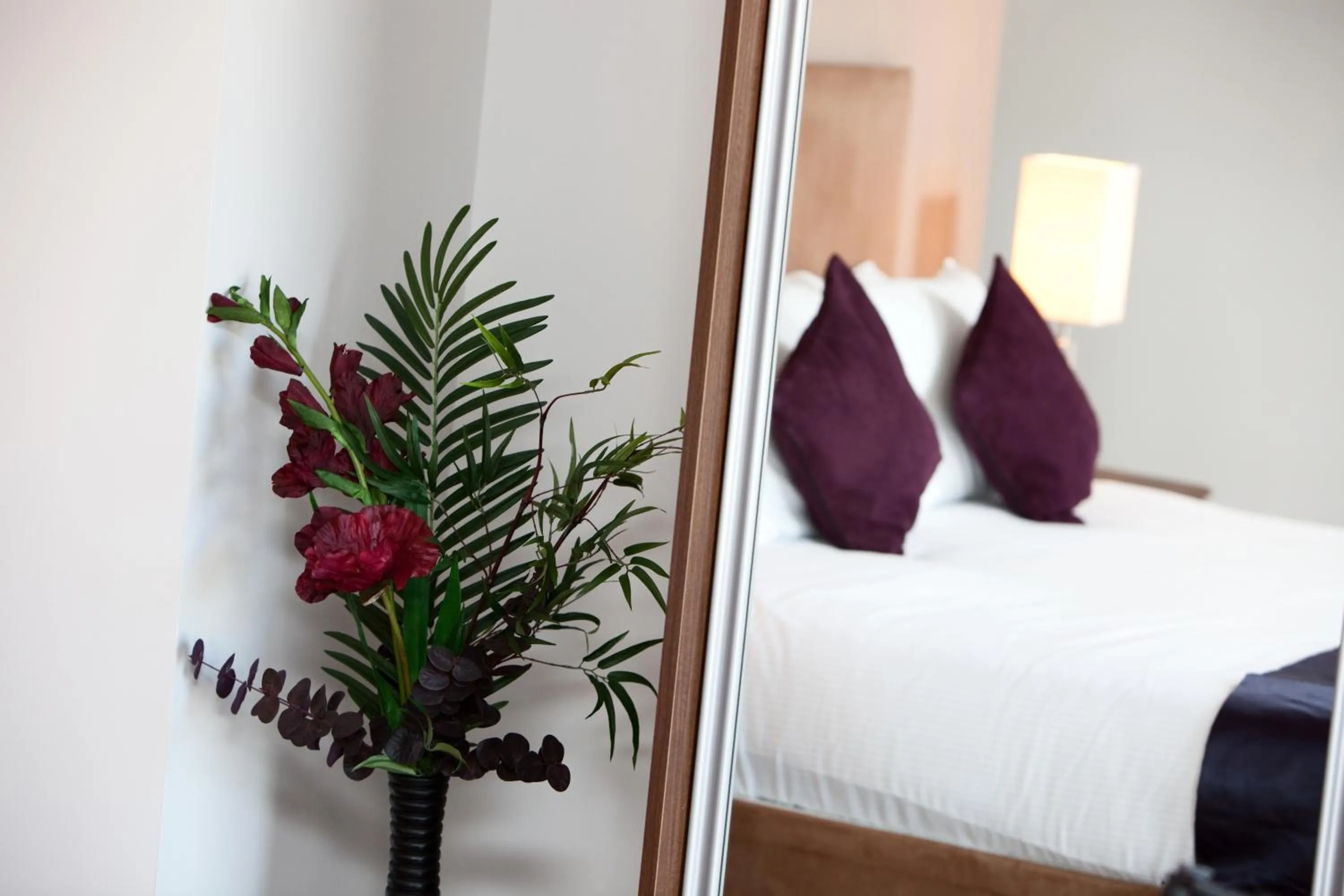 Bed in The Spires Serviced Apartments Glasgow