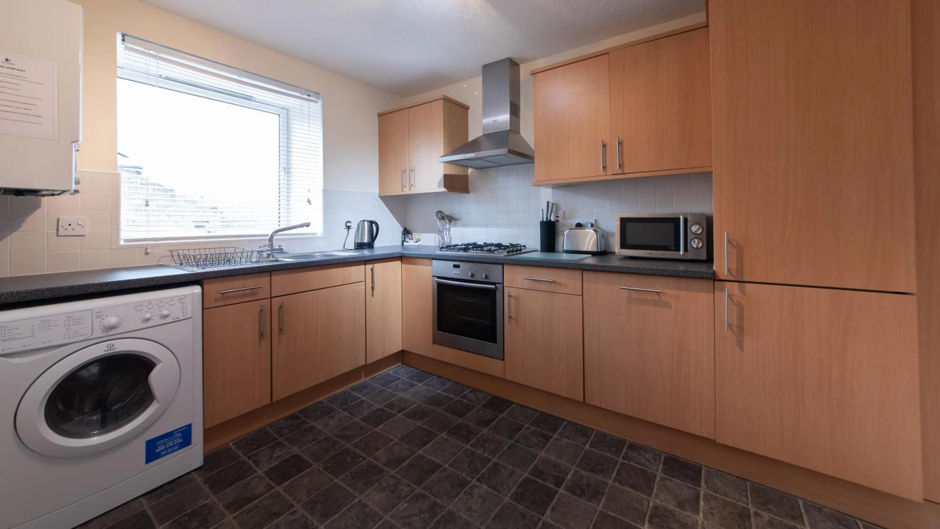 Kitchen or kitchenette in The Spires Serviced Apartments Aberdeen