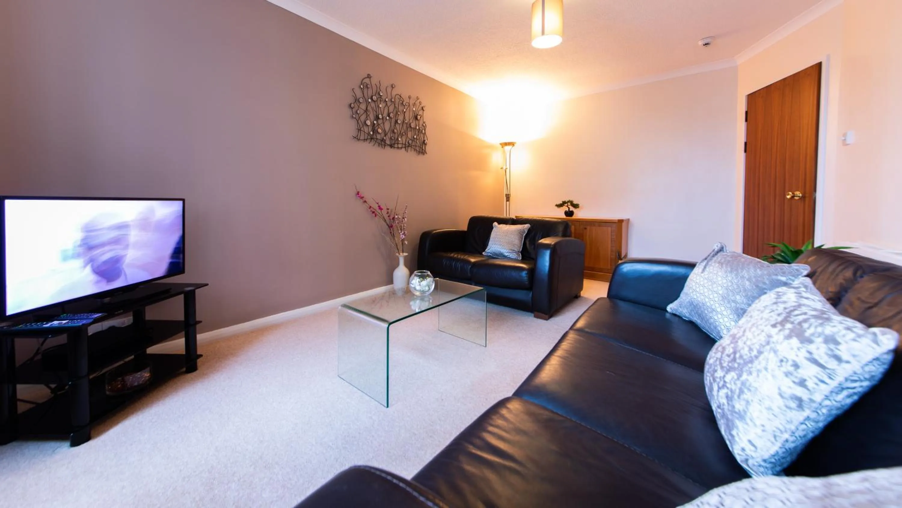 Living room in The Spires Serviced Apartments Aberdeen