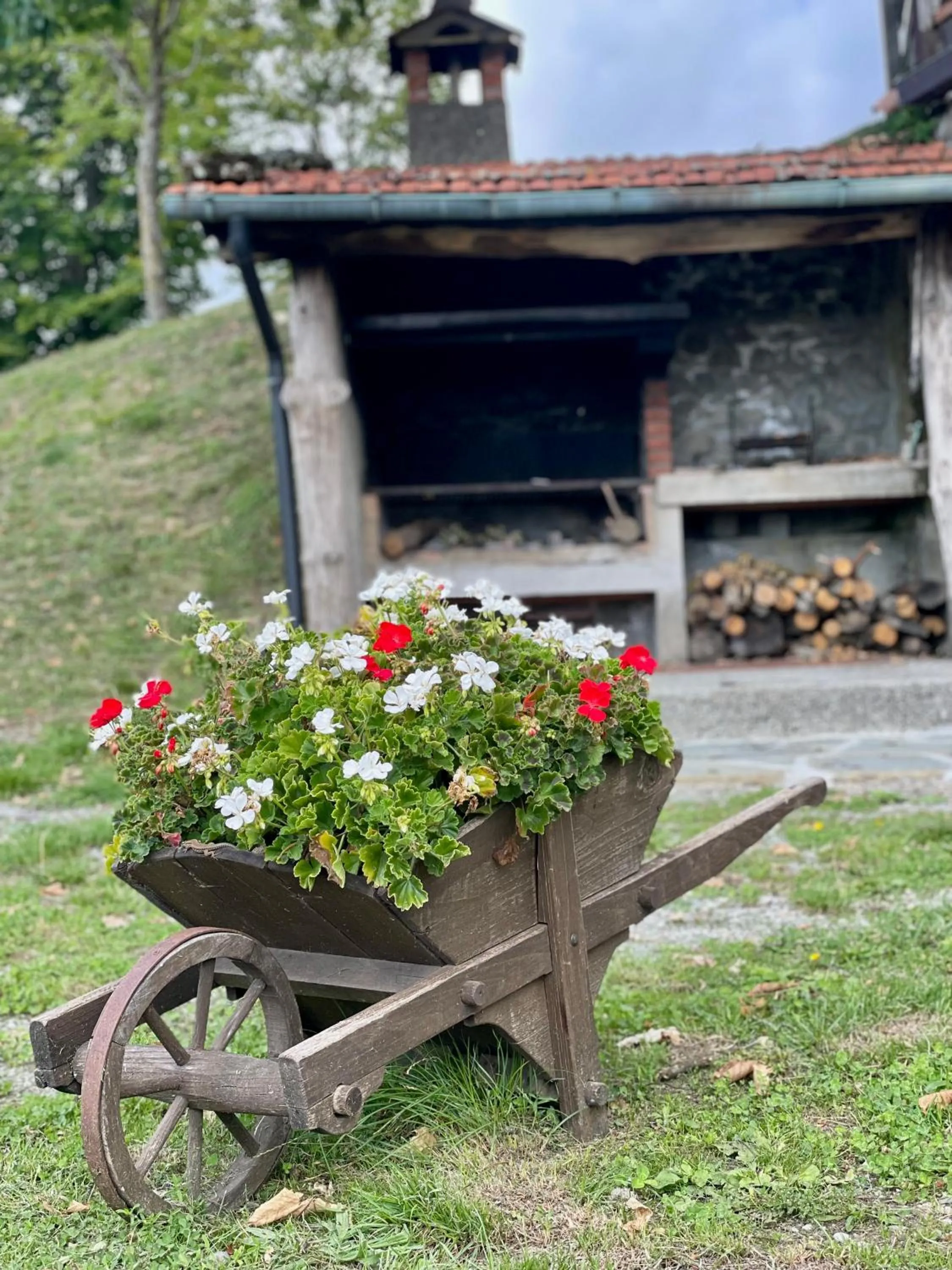 BBQ facilities in Casa Sperandini