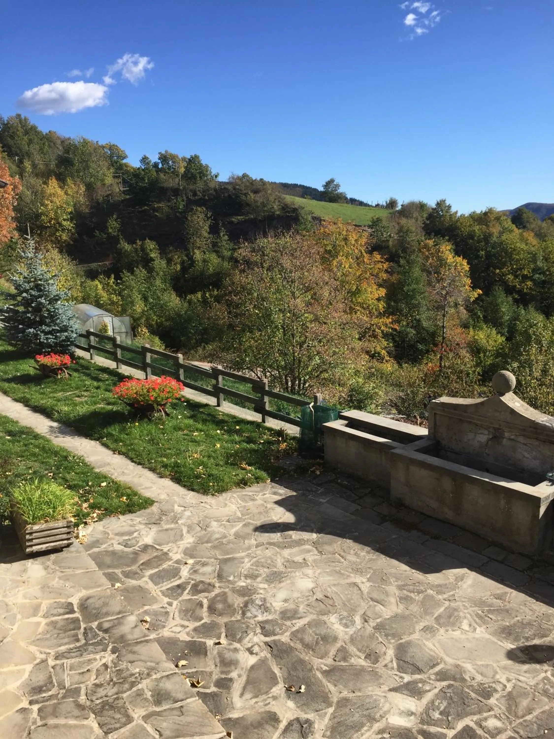 Garden view in Casa Sperandini