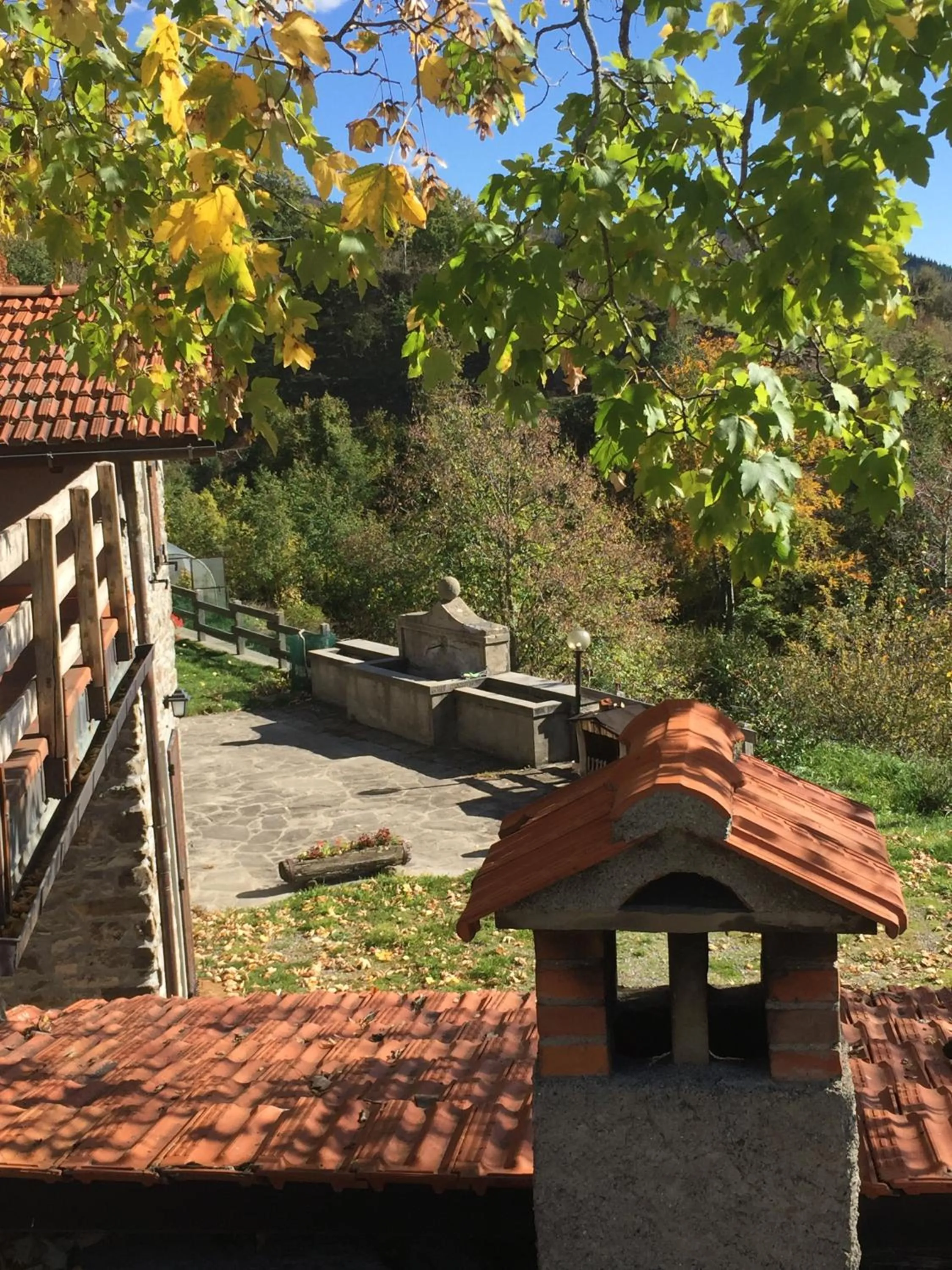 Garden view in Casa Sperandini