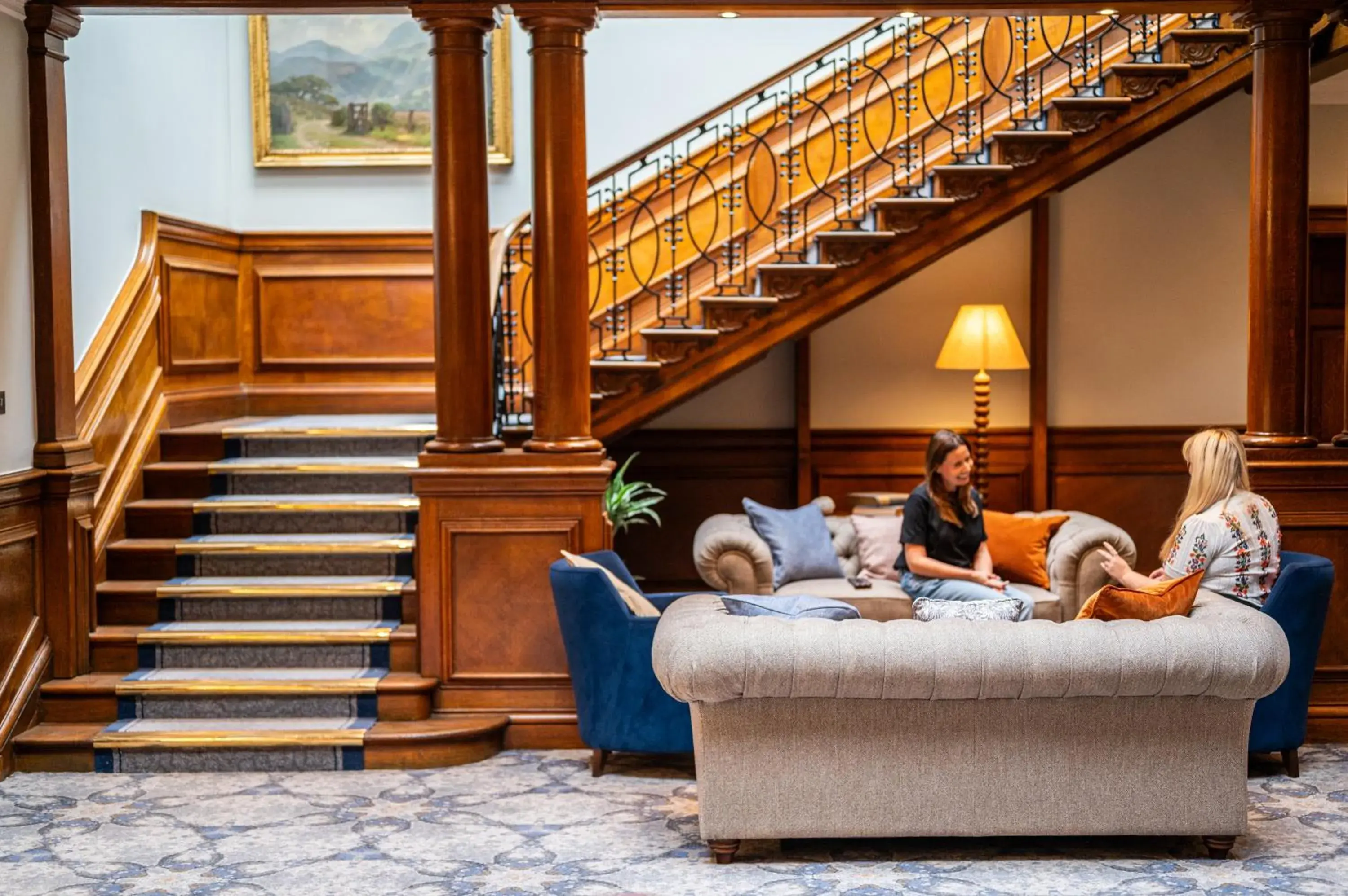 Lobby or reception in Milton Hill House Lobby or reception in Milton Hill House