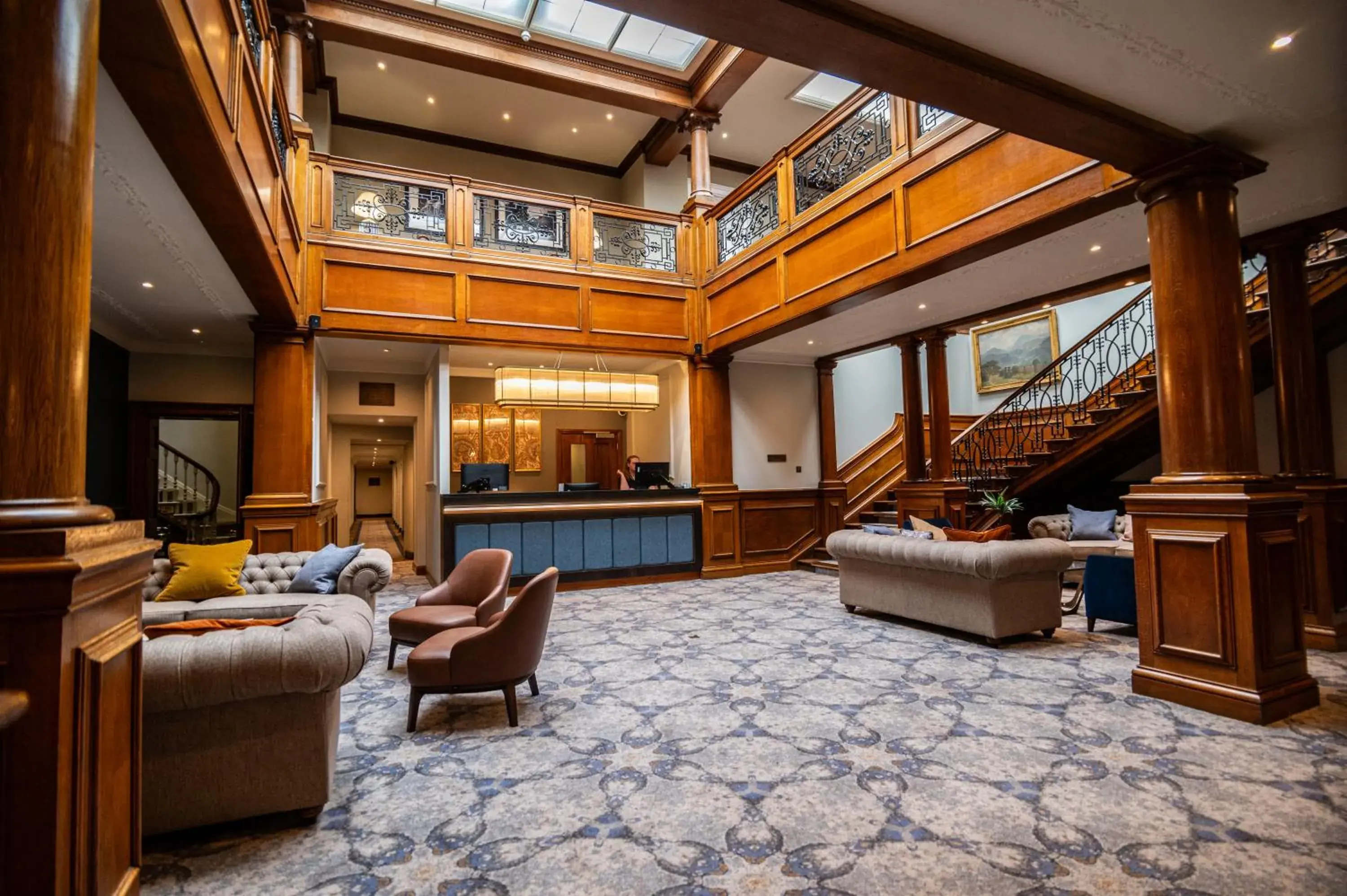 Lobby or reception in Milton Hill House Lobby or reception in Milton Hill House