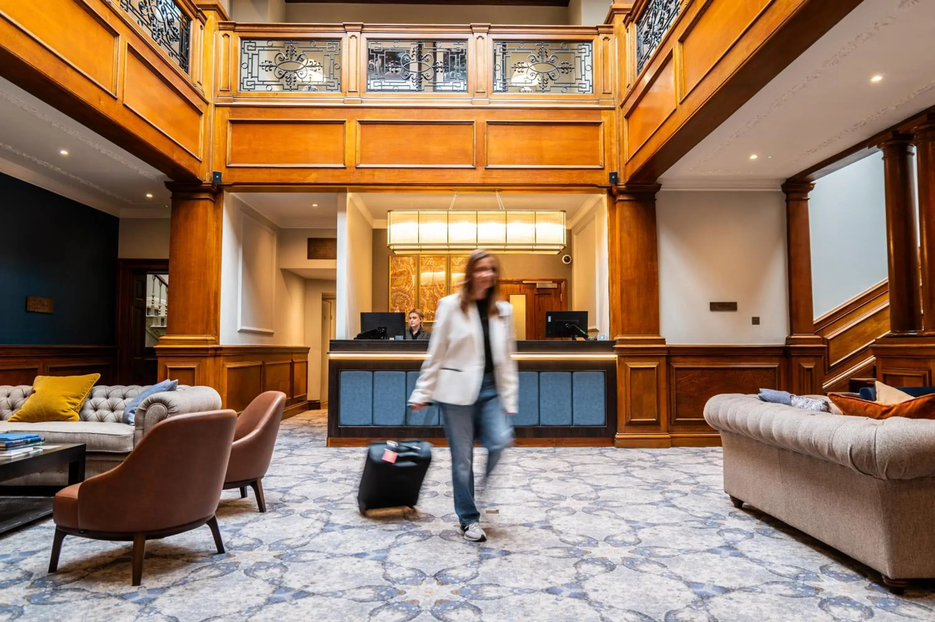 Lobby or reception in Milton Hill House Lobby or reception in Milton Hill House