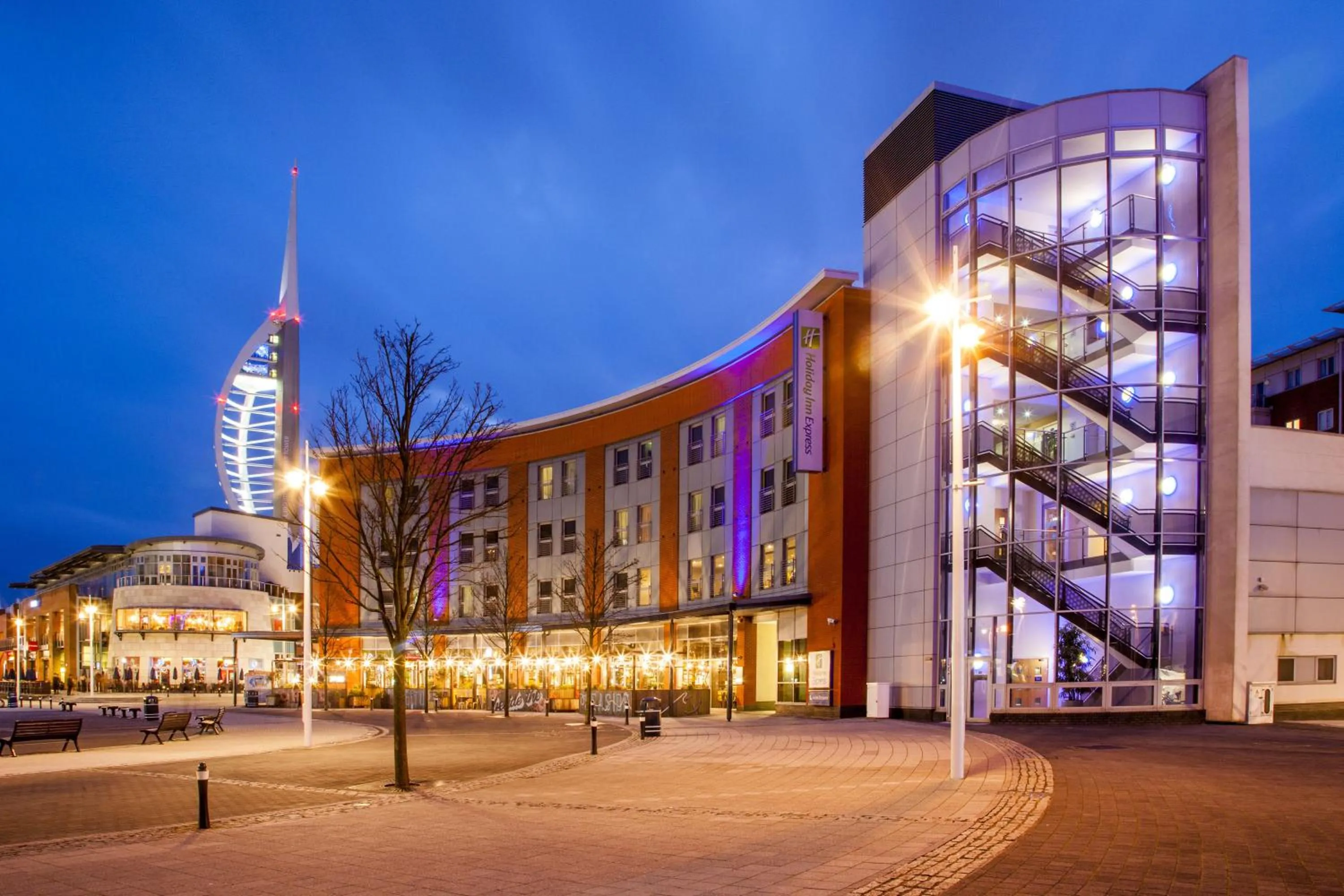 Property building in Holiday Inn Express Portsmouth Gunwharf Quays by IHG