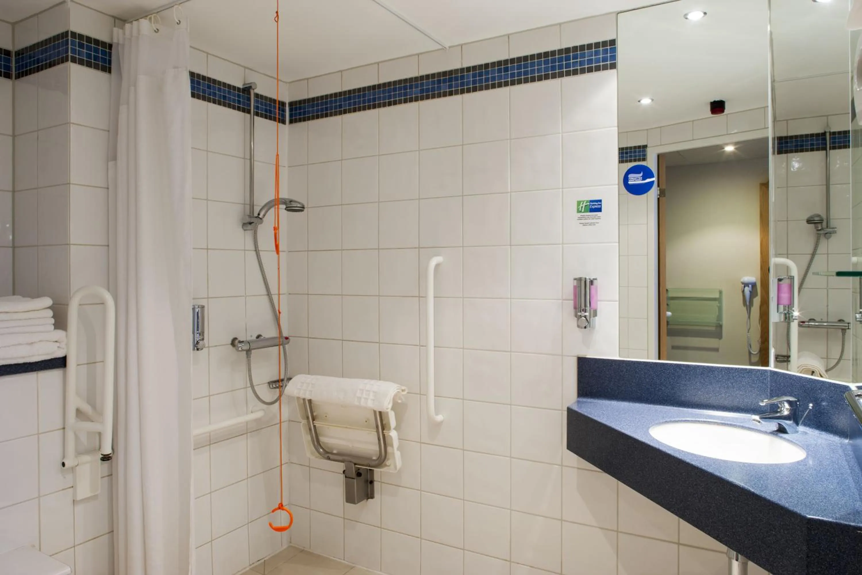 Bathroom in Holiday Inn Express Portsmouth Gunwharf Quays by IHG