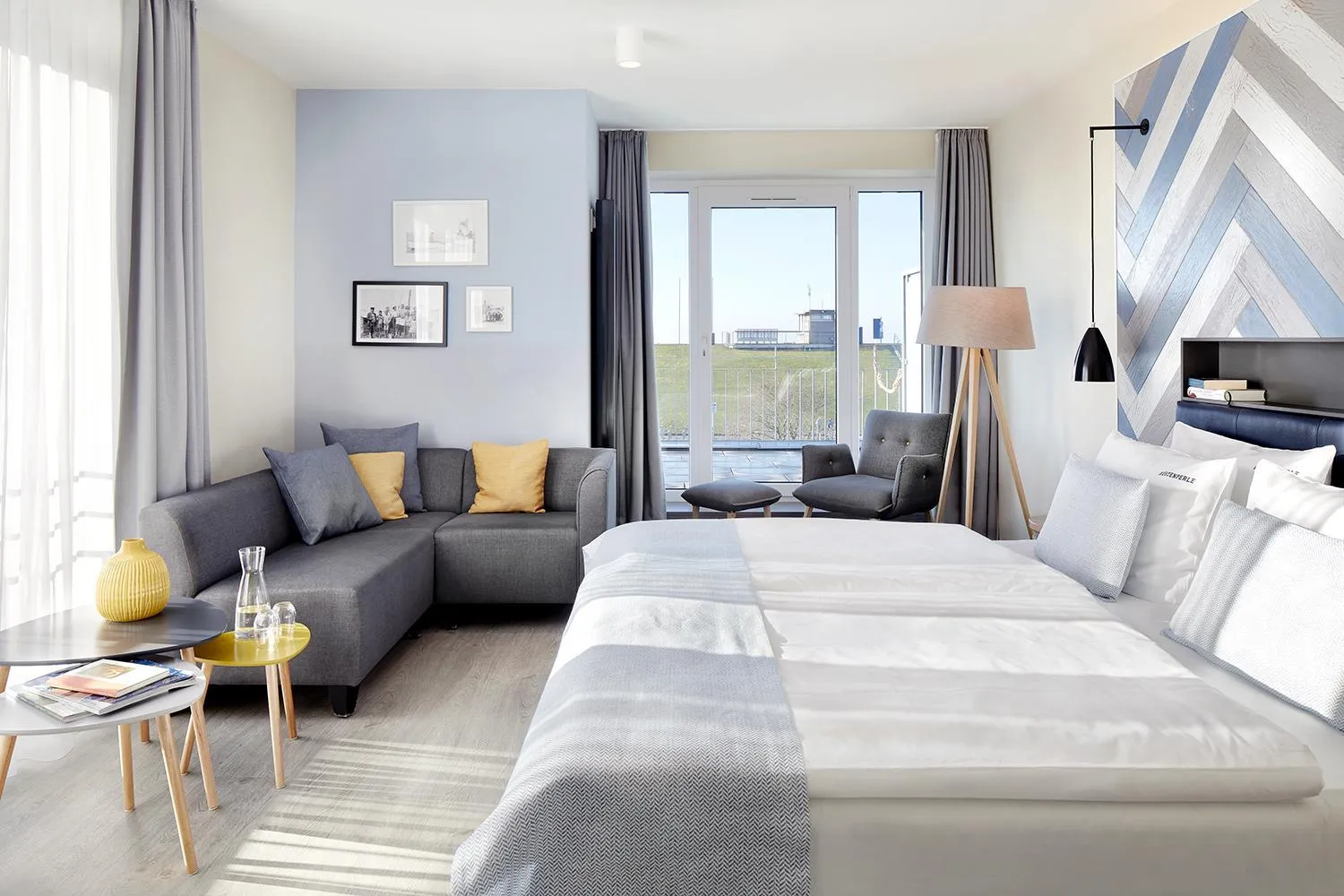 View (from property/room), Bed in Küstenperle Strandhotel & Spa