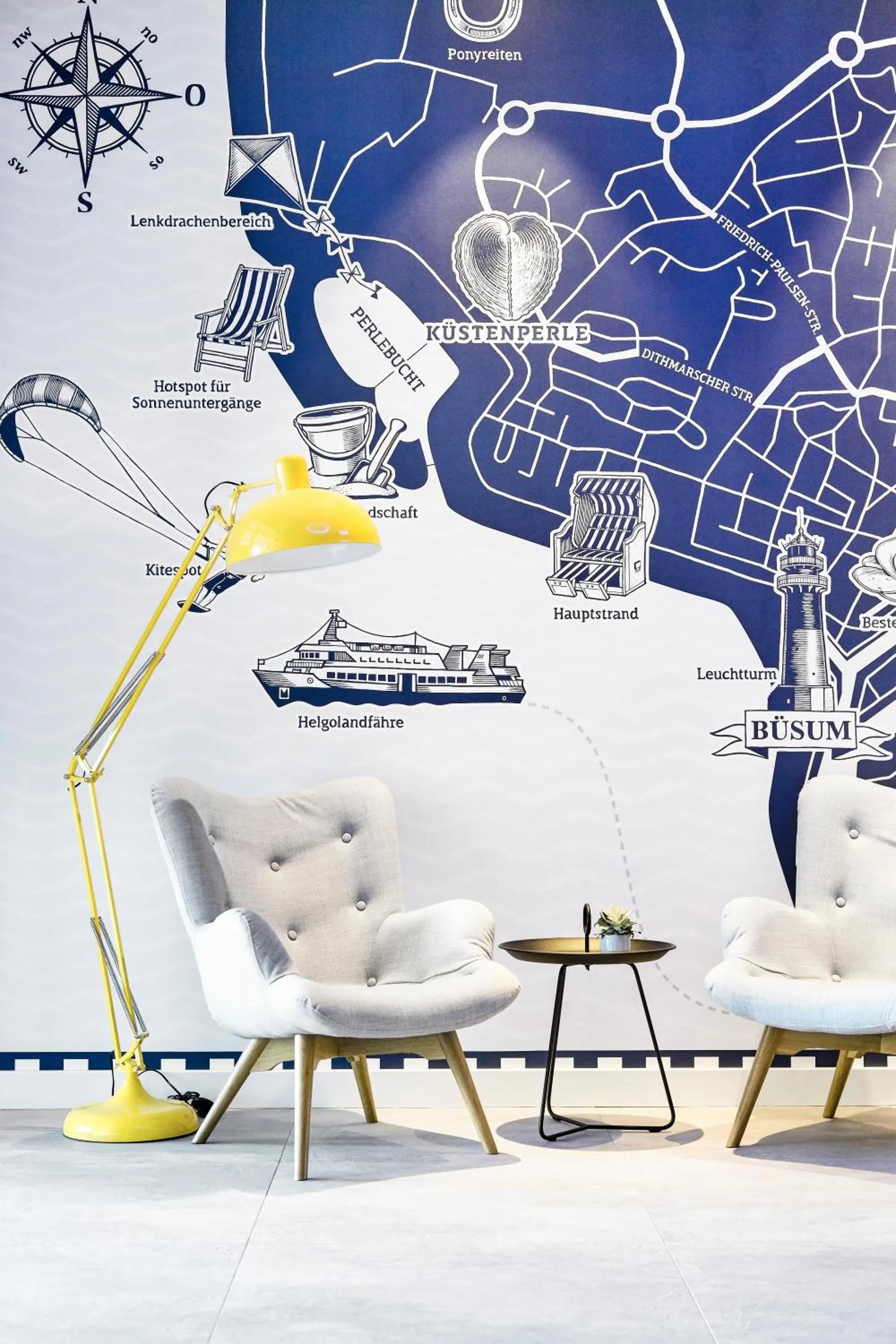 Lobby or reception in Küstenperle Strandhotel & Spa