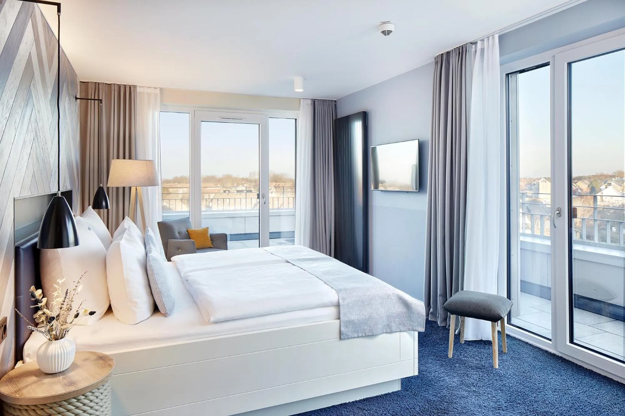 View (from property/room), Bed in Küstenperle Strandhotel & Spa