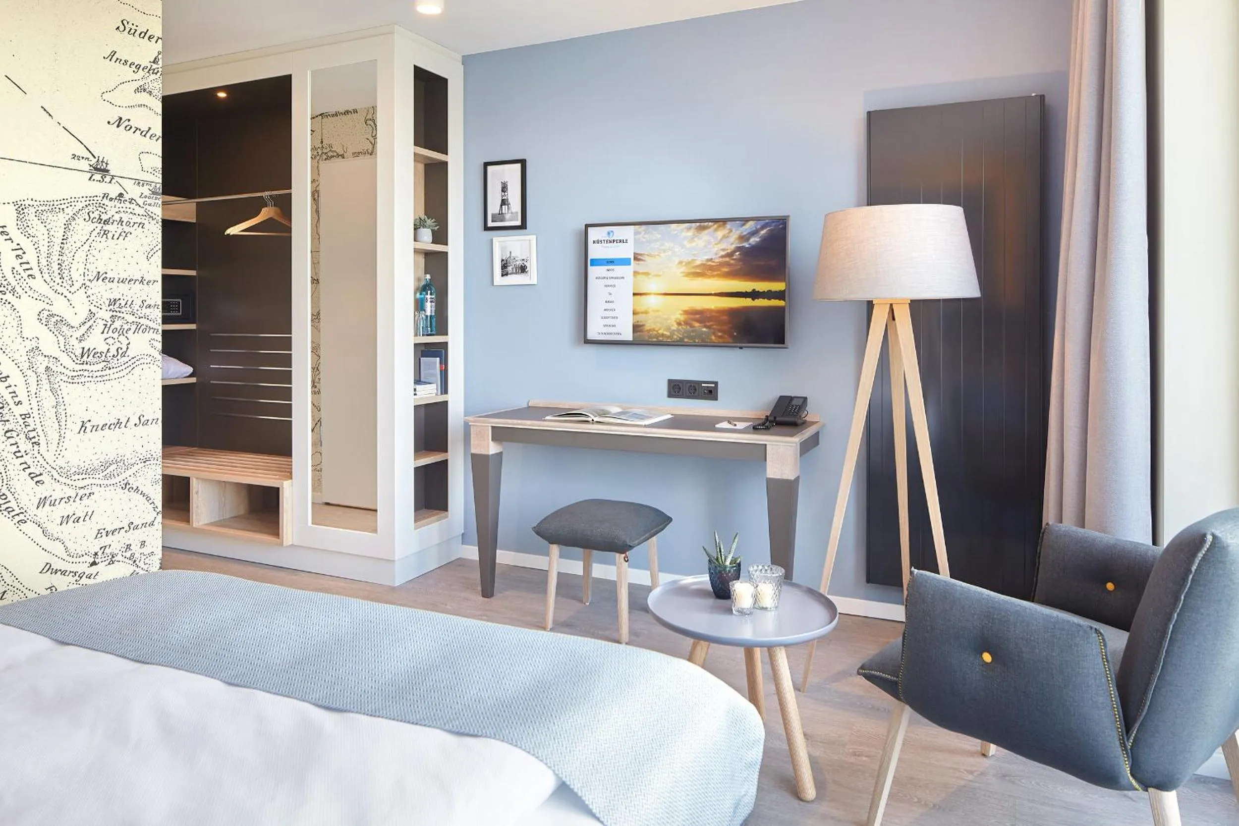 TV and multimedia in Küstenperle Strandhotel & Spa