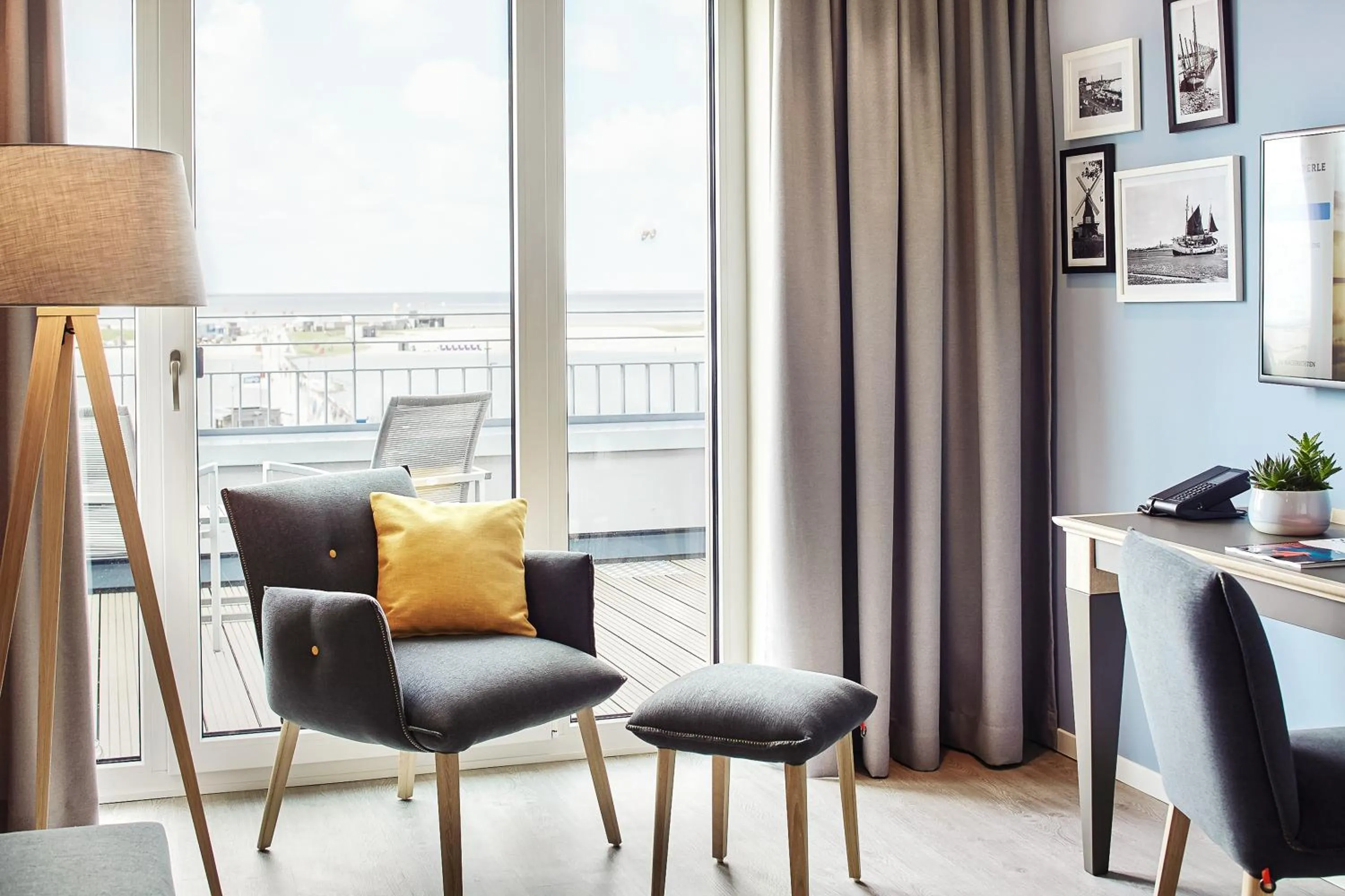 Balcony/Terrace in Küstenperle Strandhotel & Spa