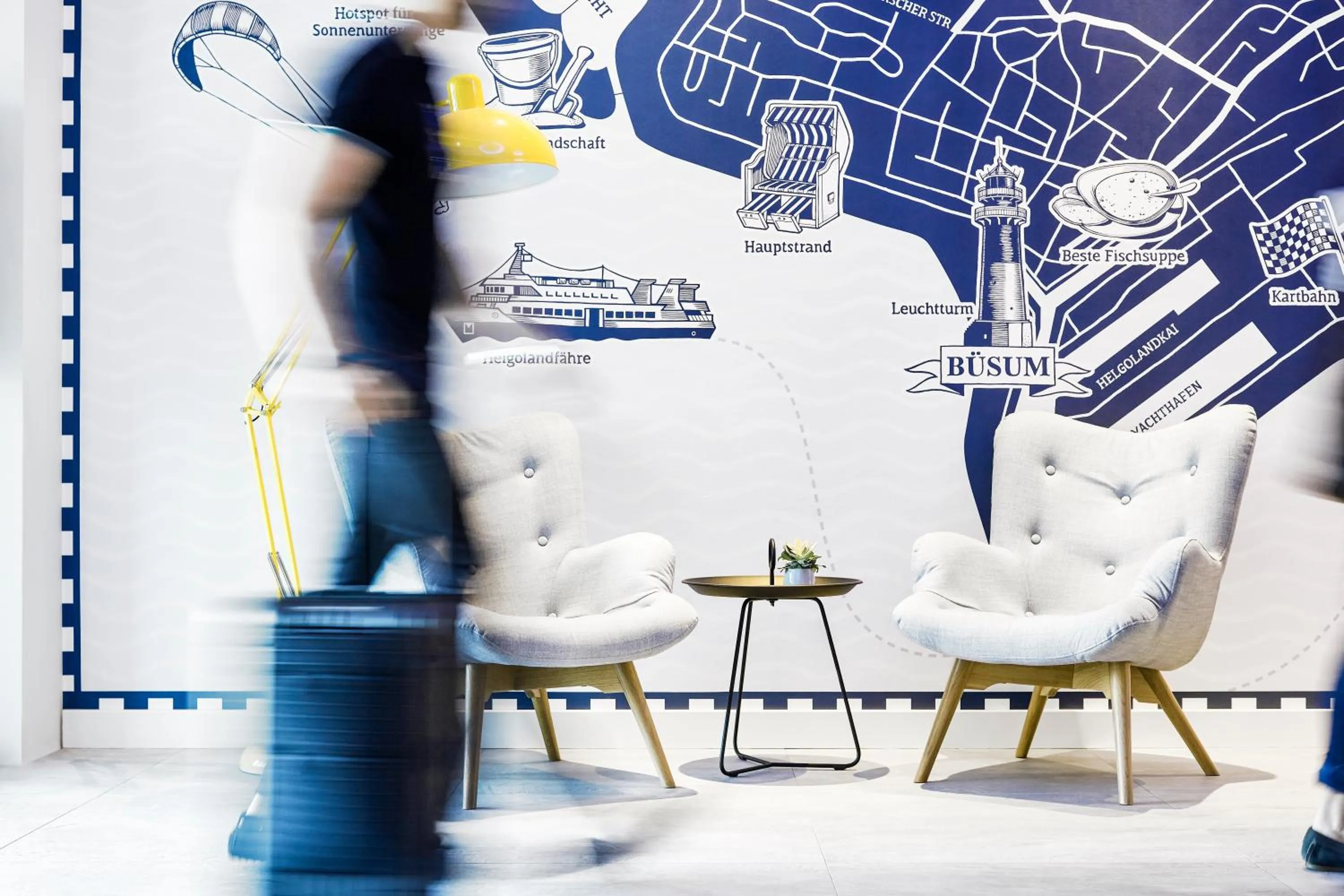 Lobby or reception in Küstenperle Strandhotel & Spa