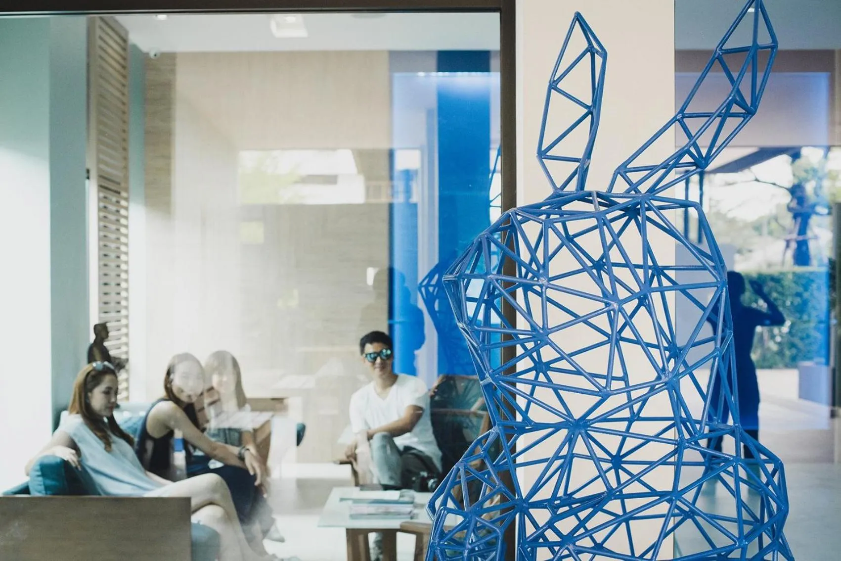 Lobby or reception in Blue Rabbit Hotel