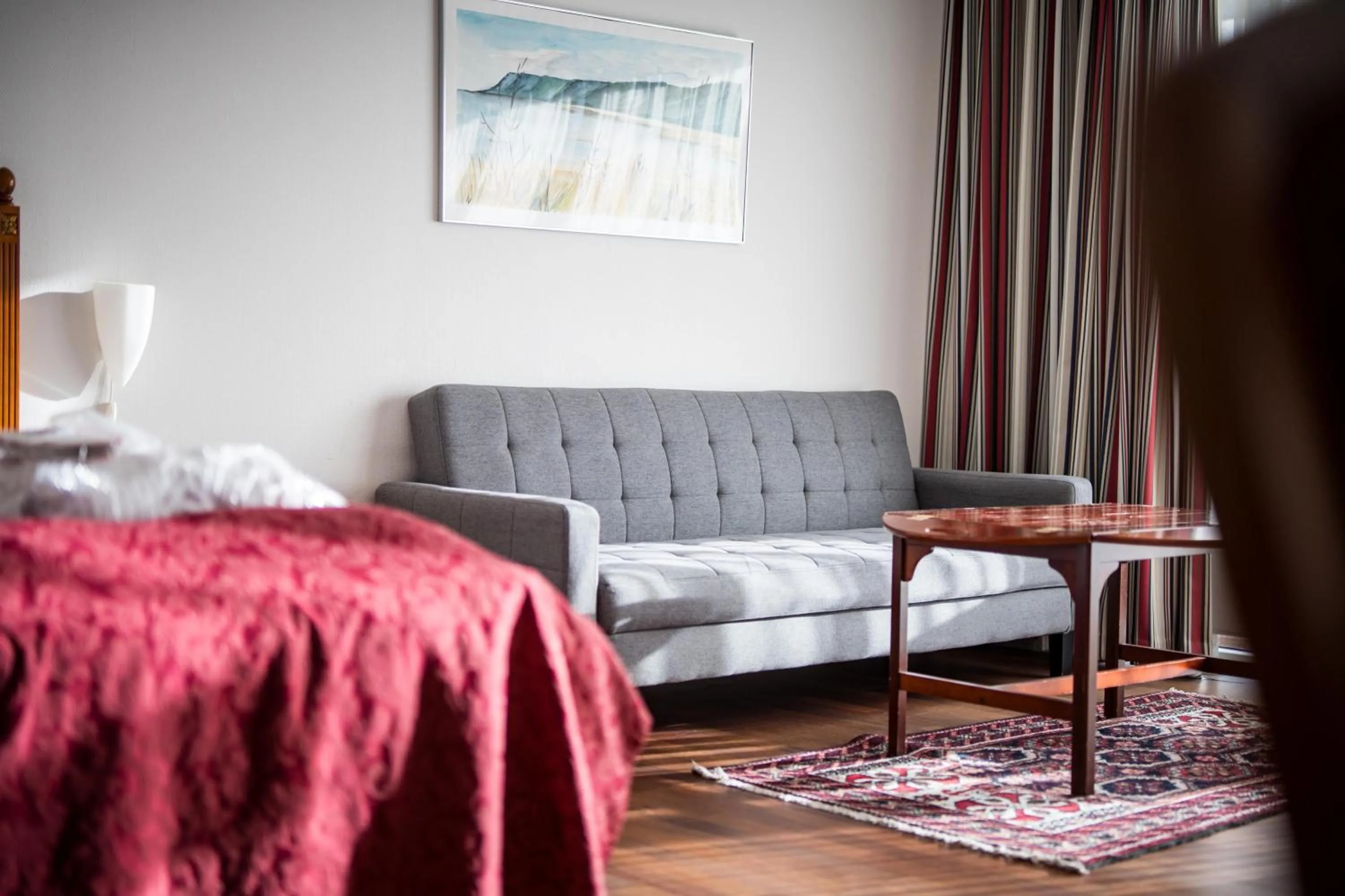 Seating area in Hotel Marina