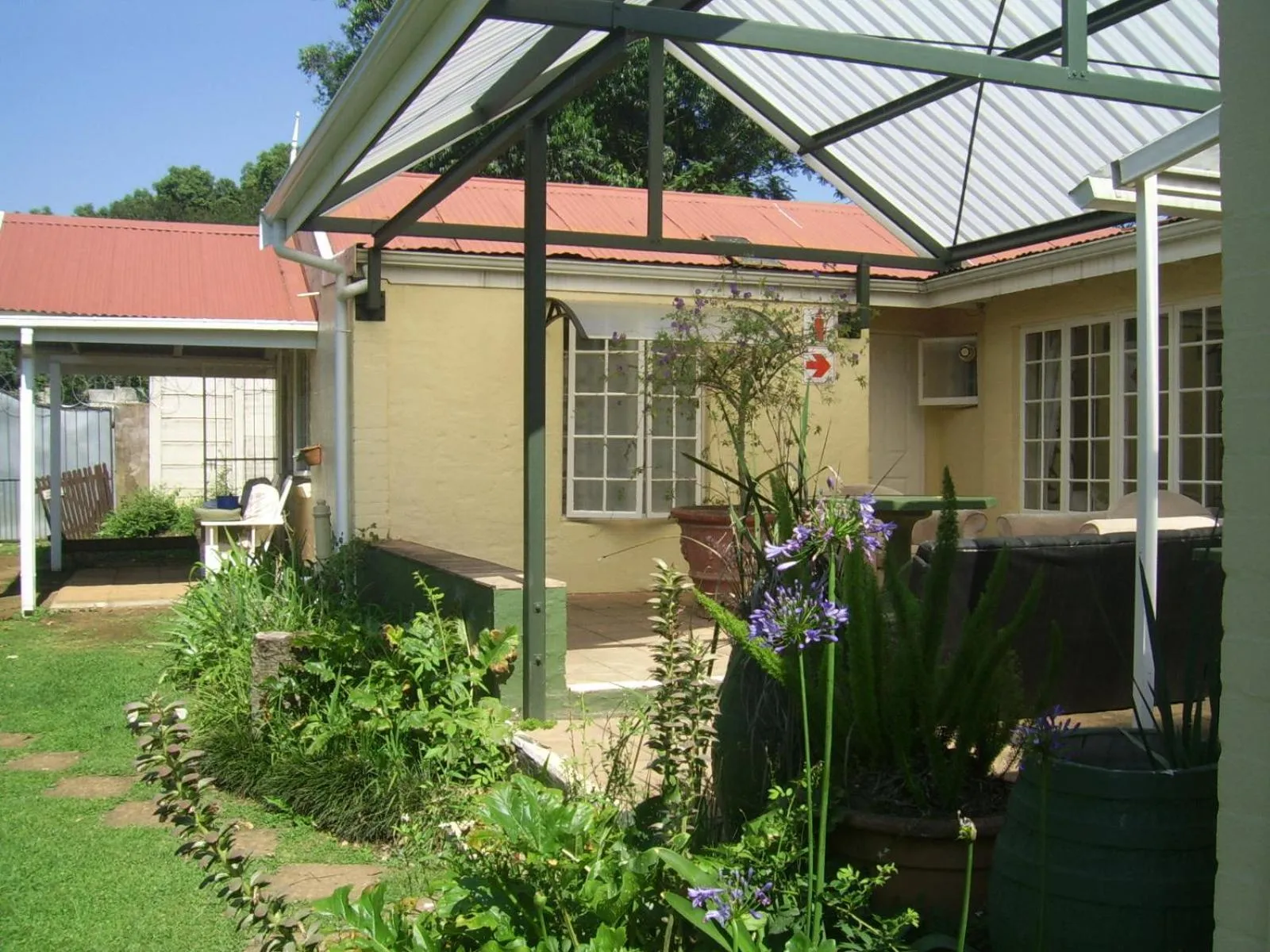 Patio in Nutmeg Guest House