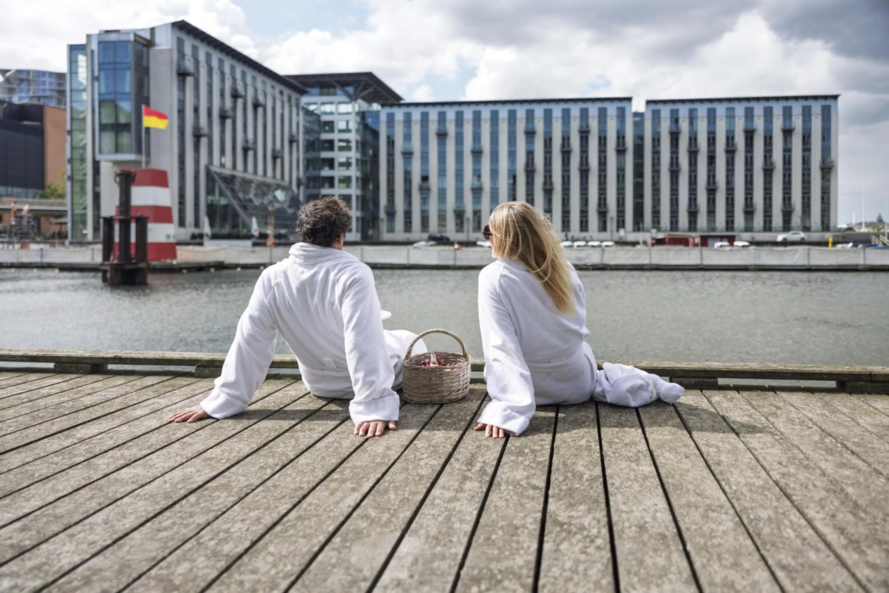 Property building in Copenhagen Island Hotel