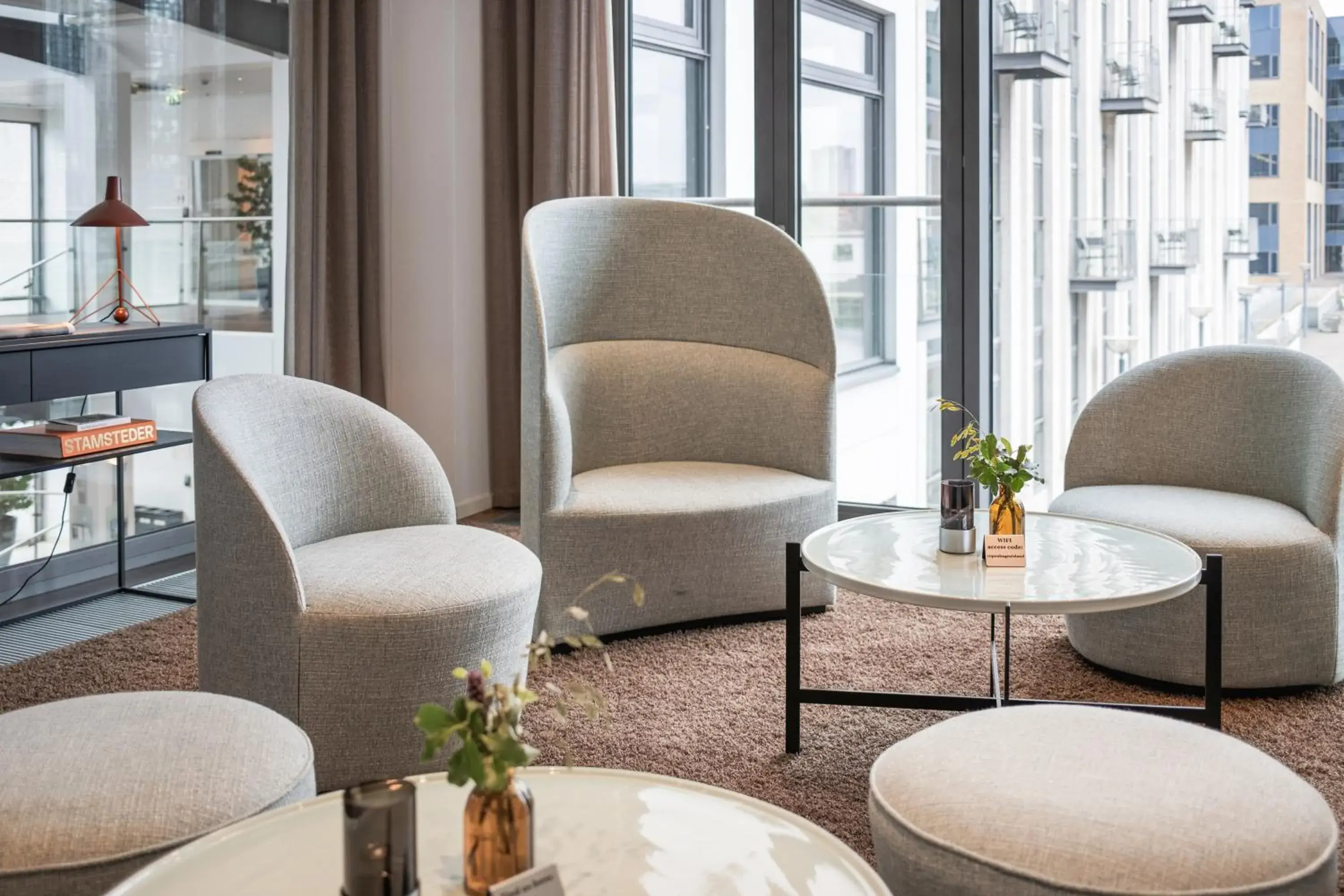 Living room in Copenhagen Island Hotel Living room in Copenhagen Island Hotel