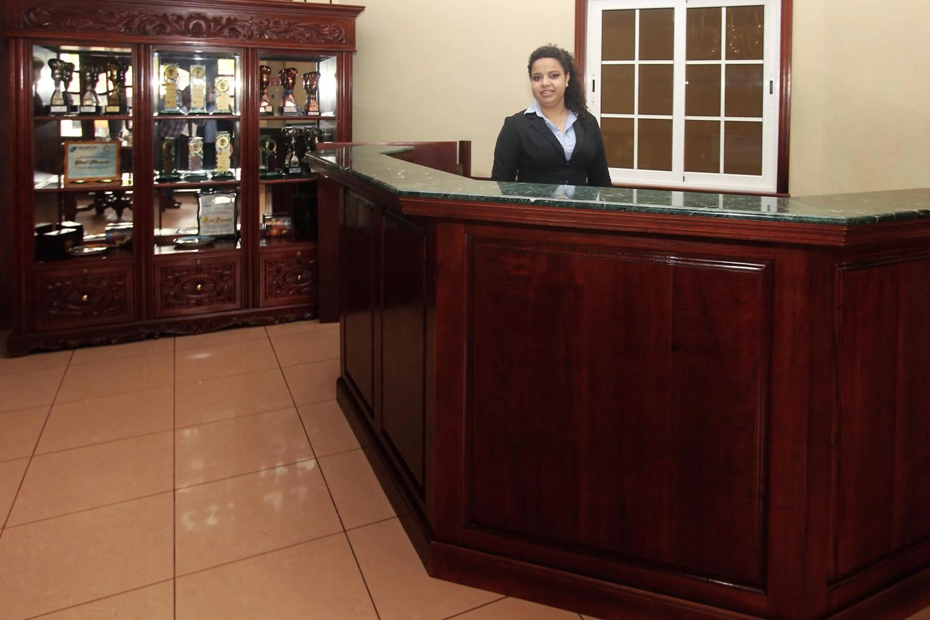 Lobby or reception in Hotel Florencia