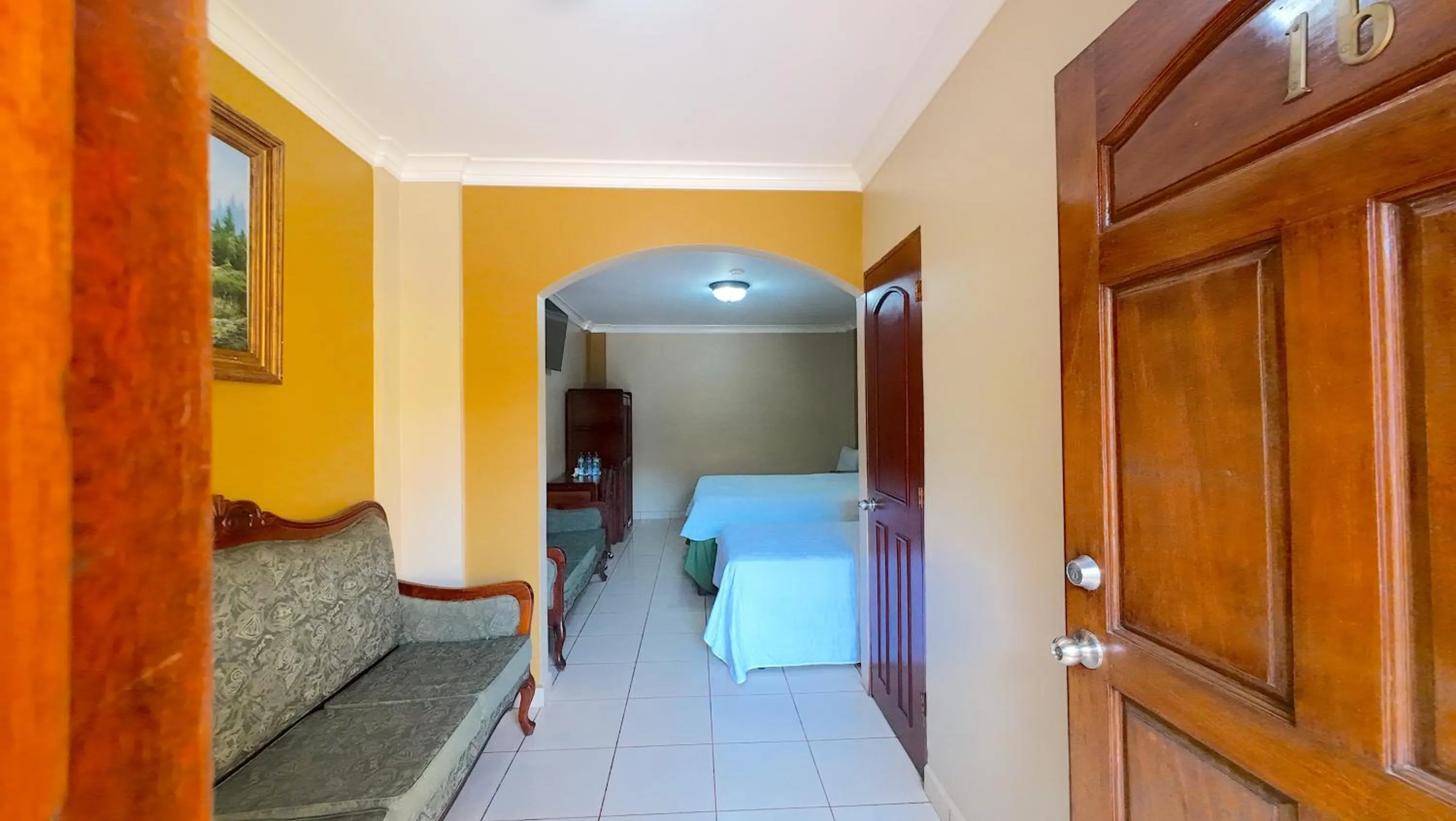 Bed in Hotel Florencia