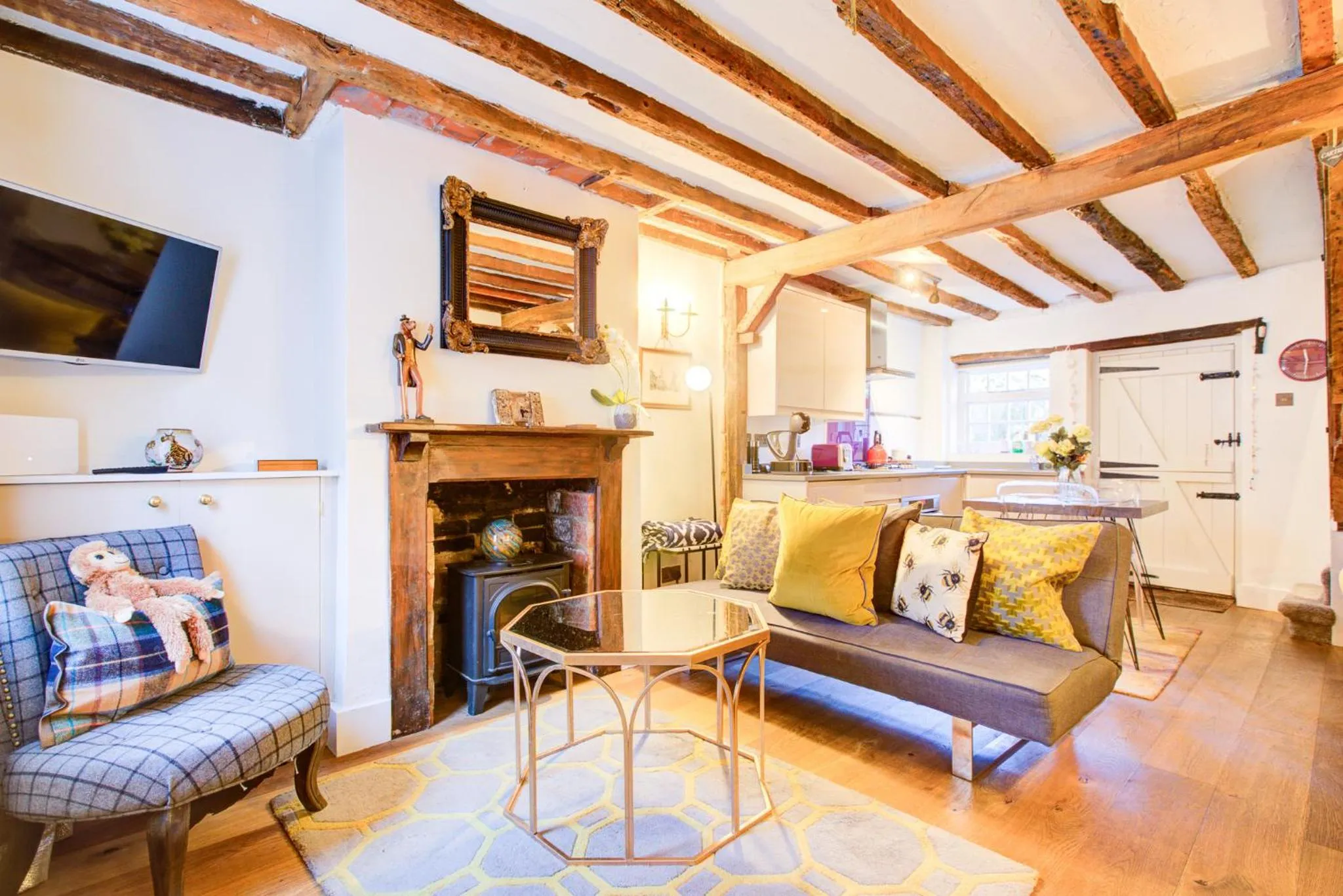 Living room in Cartref