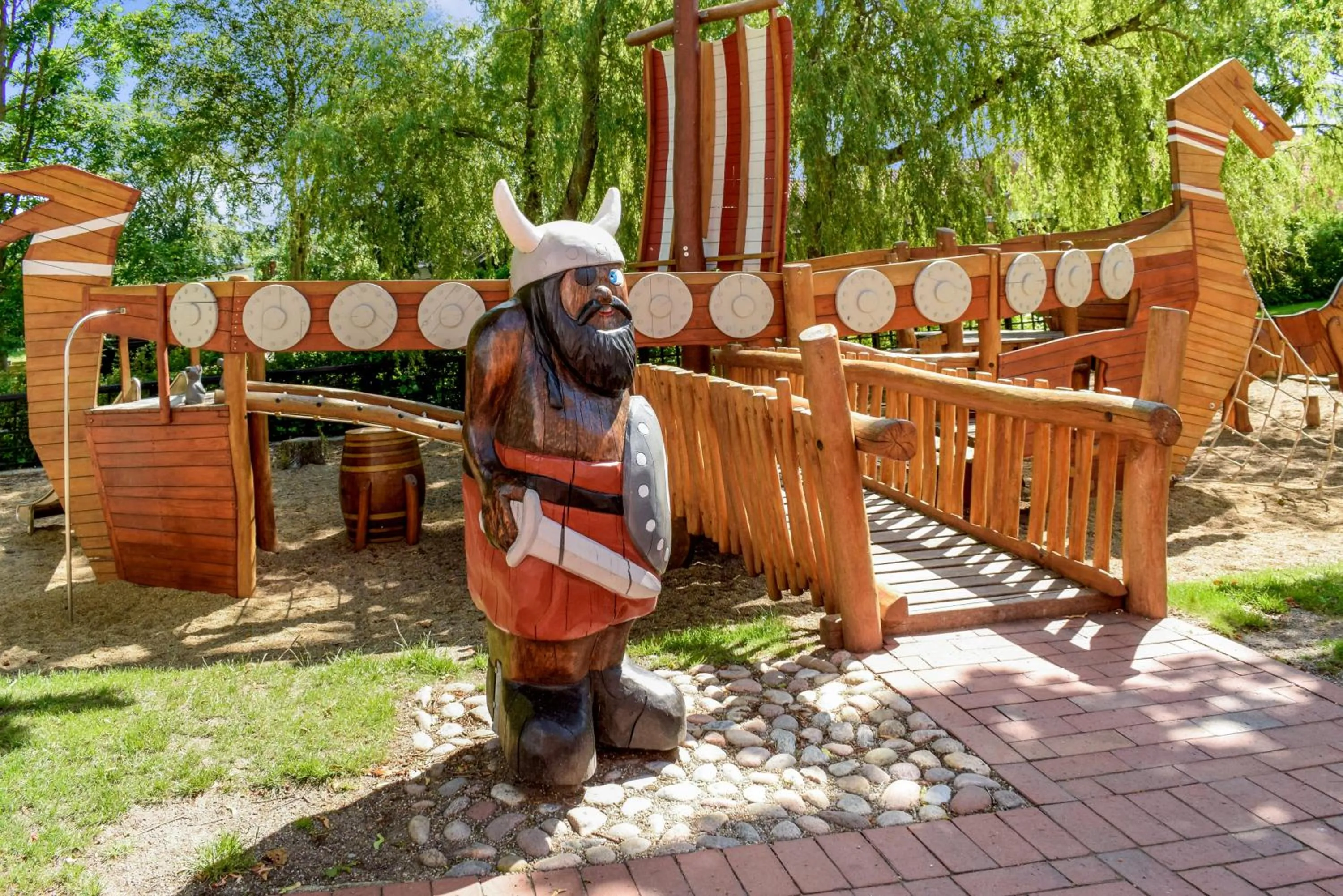 Children play ground in Ribe Byferie Resort