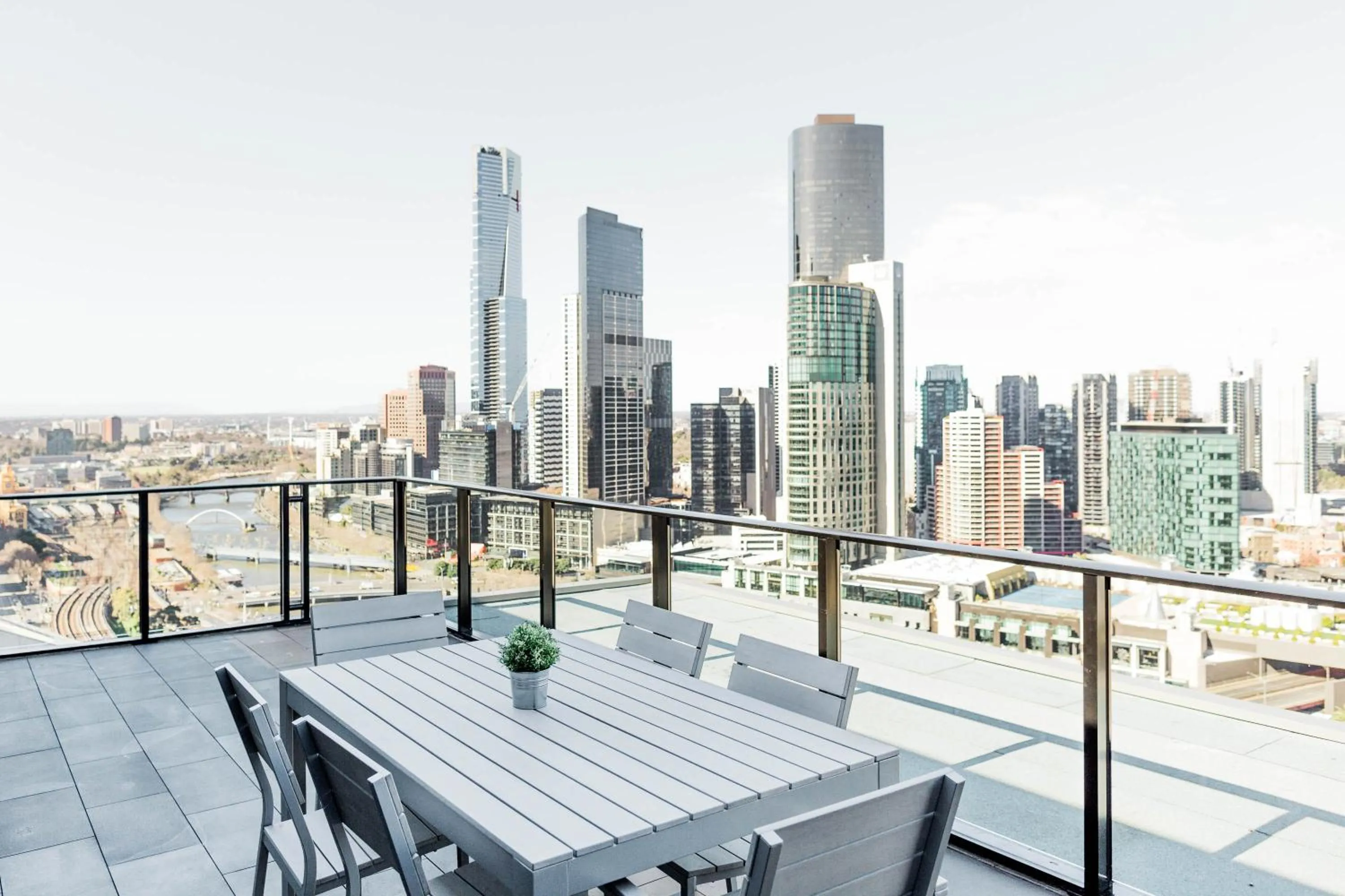 Patio in The Canvas Apartment Hotel