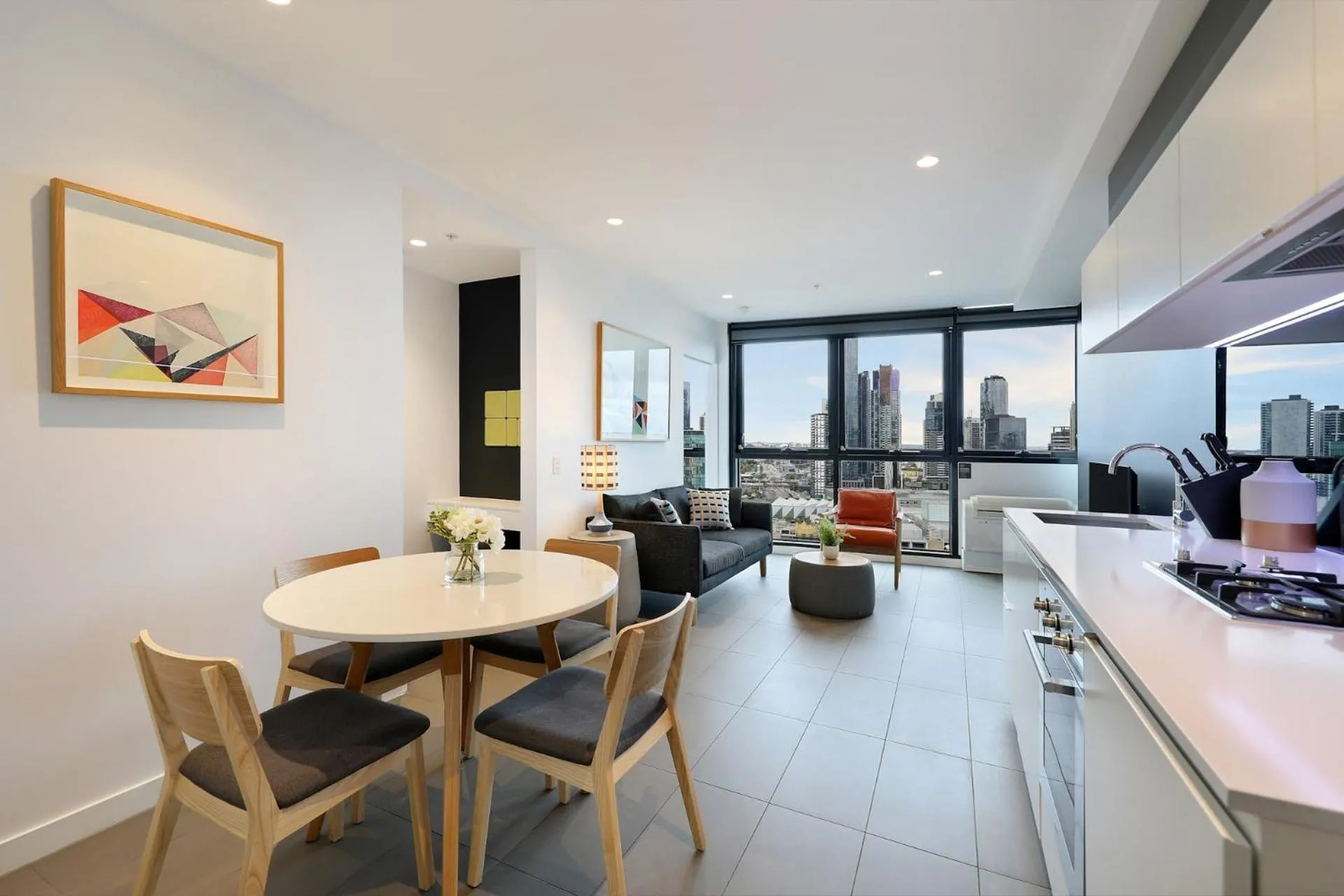 TV and multimedia in The Canvas Apartment Hotel