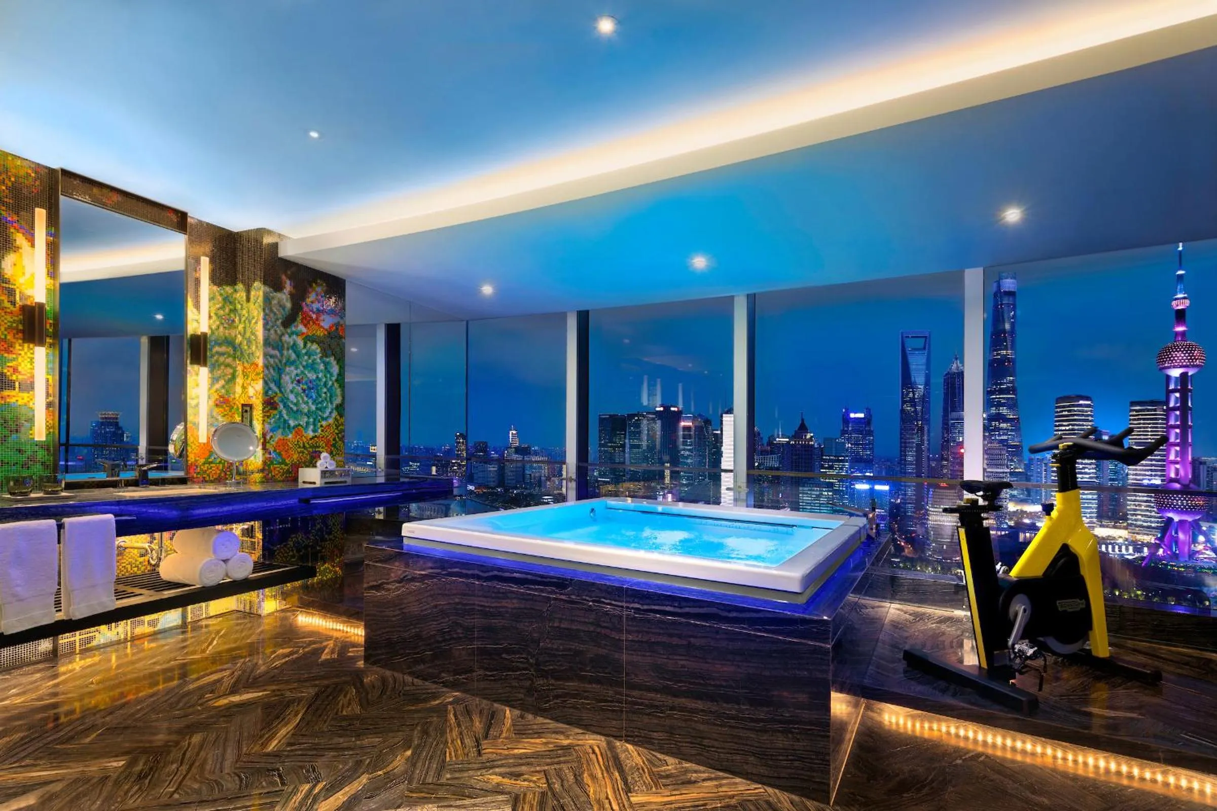 Hot Tub in W Shanghai - The Bund