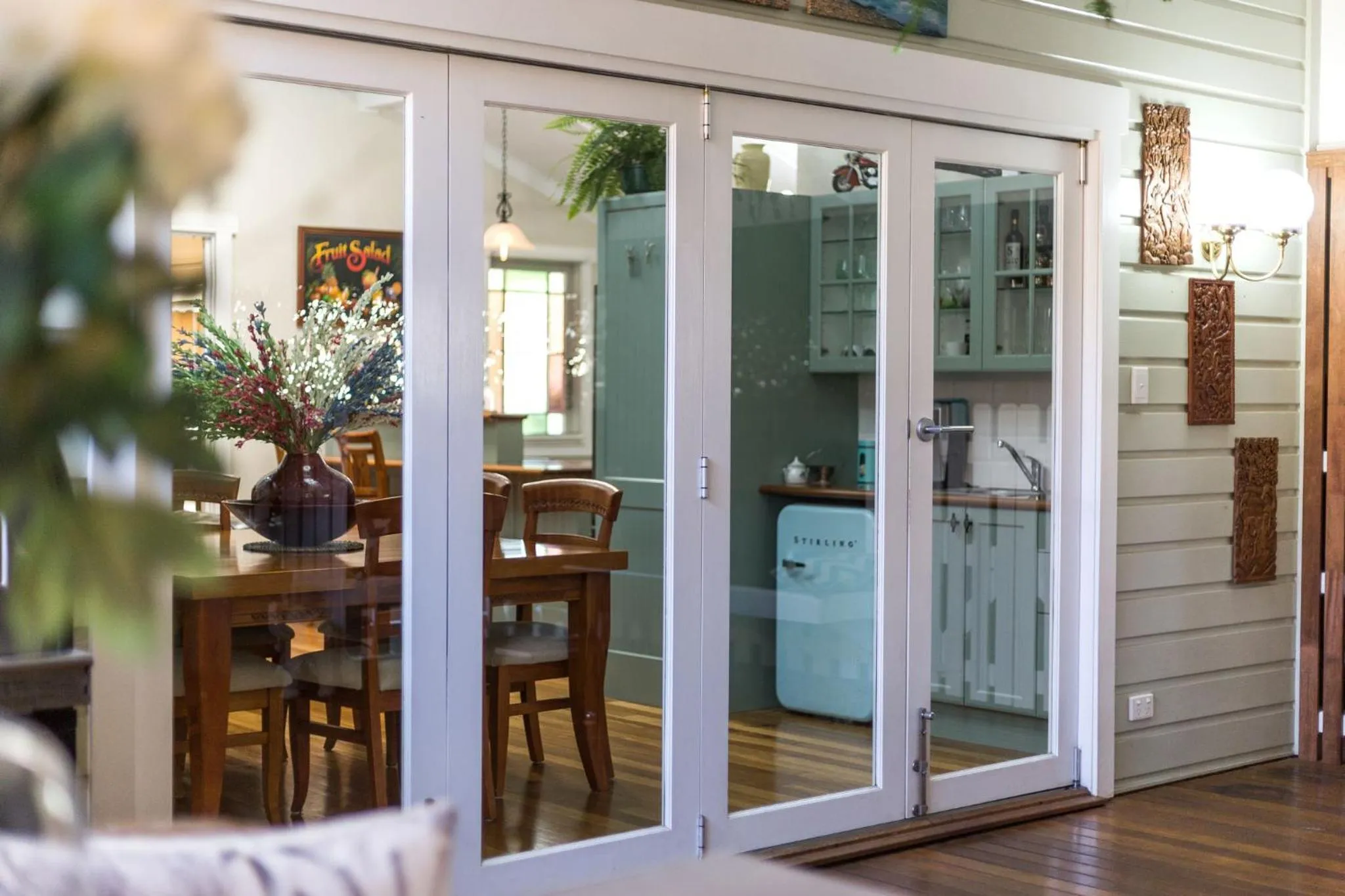 Patio in BIRCHES B&B
