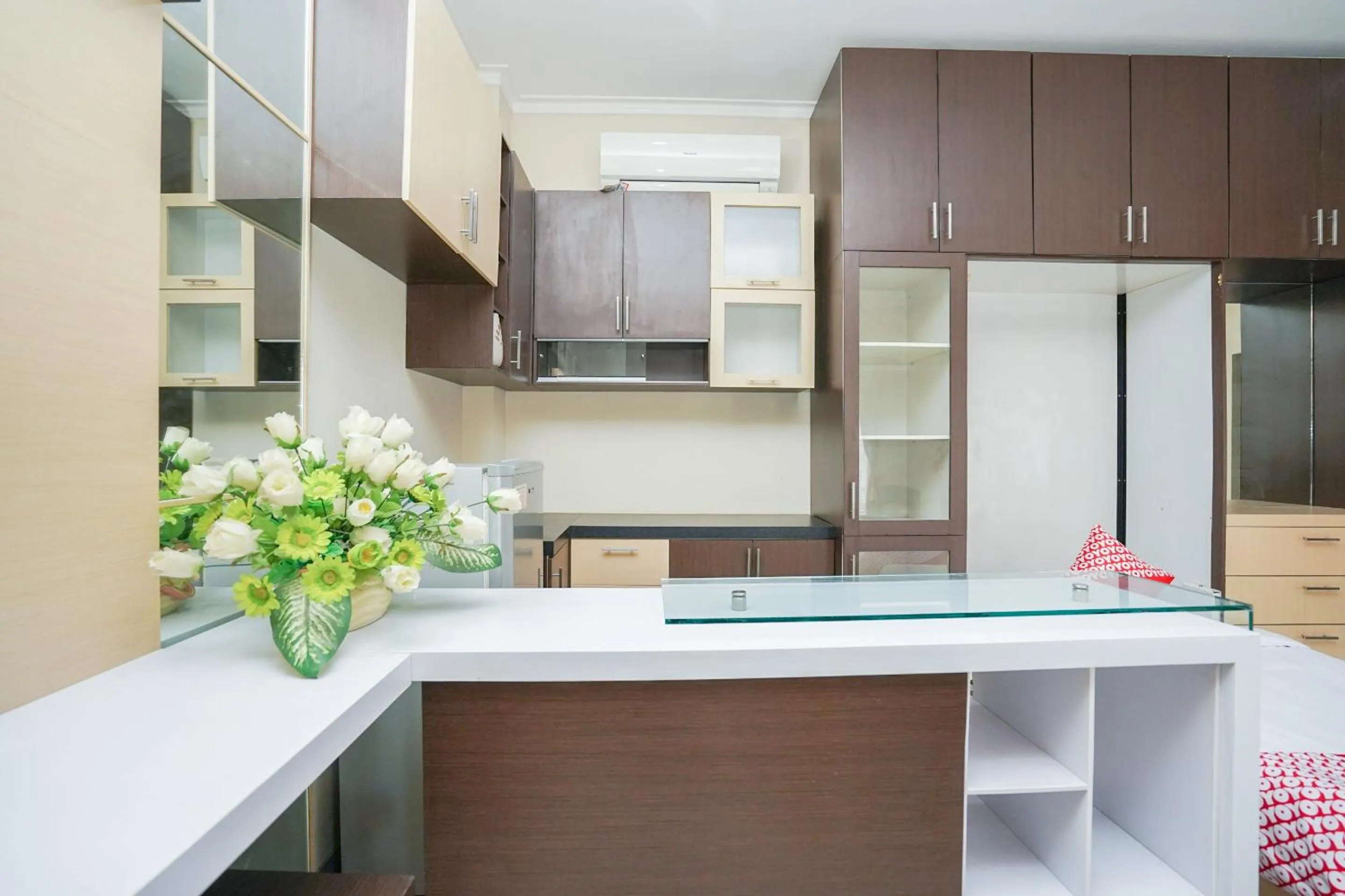Kitchen or kitchenette in Capital O 1430 Hotel Ratna Syariah