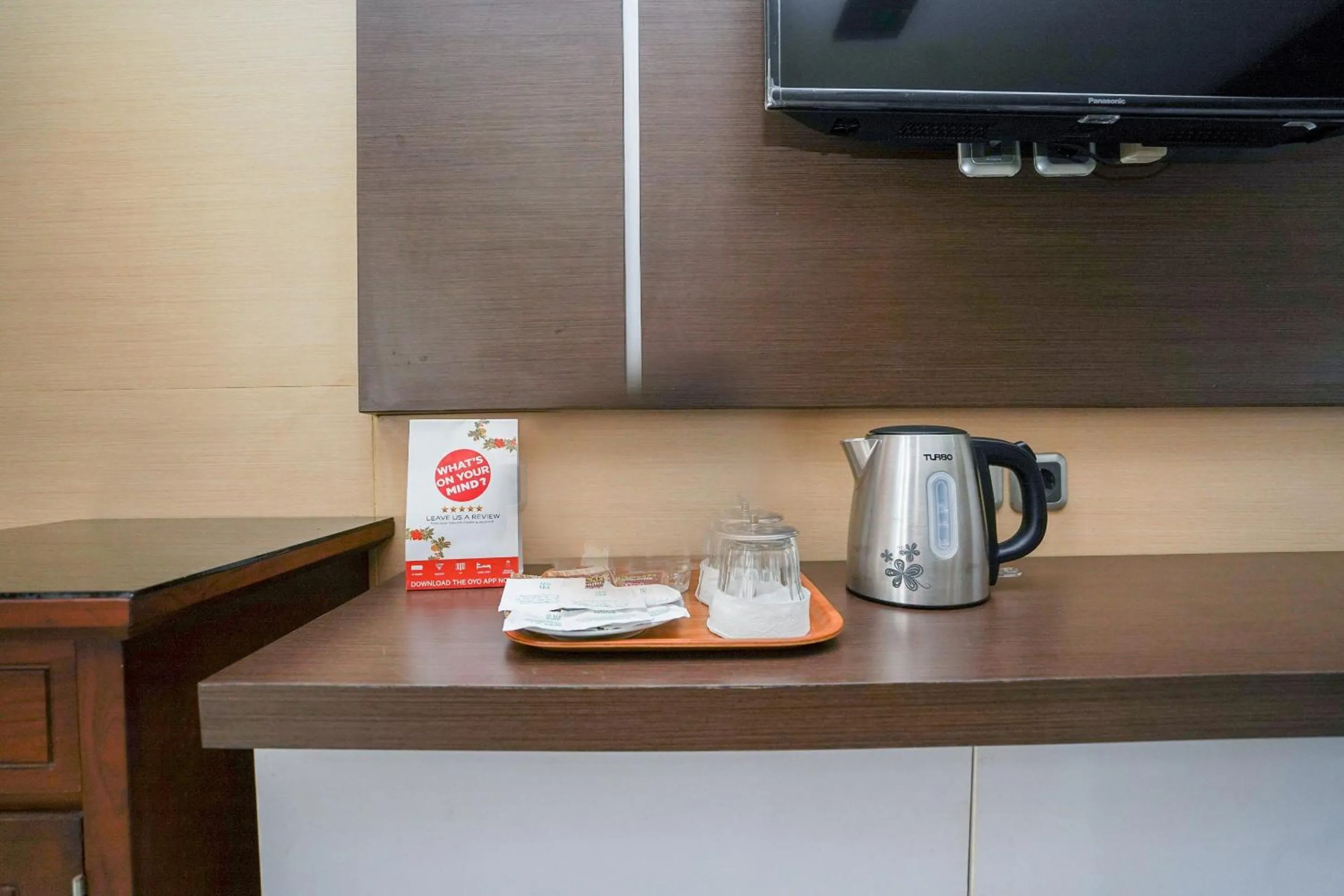 Kitchen or kitchenette in Capital O 1430 Hotel Ratna Syariah