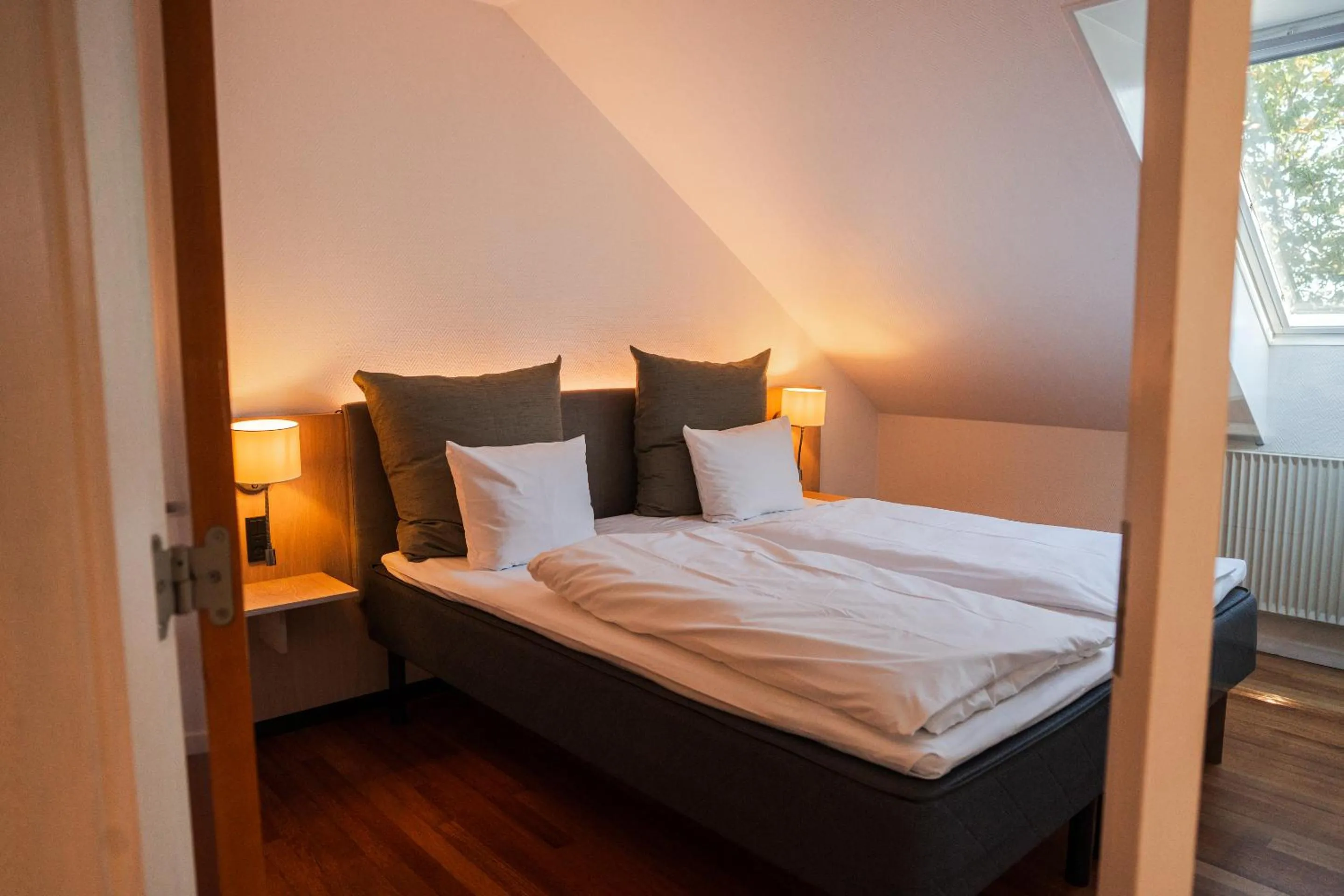 Bed in Hotel Scheelsminde