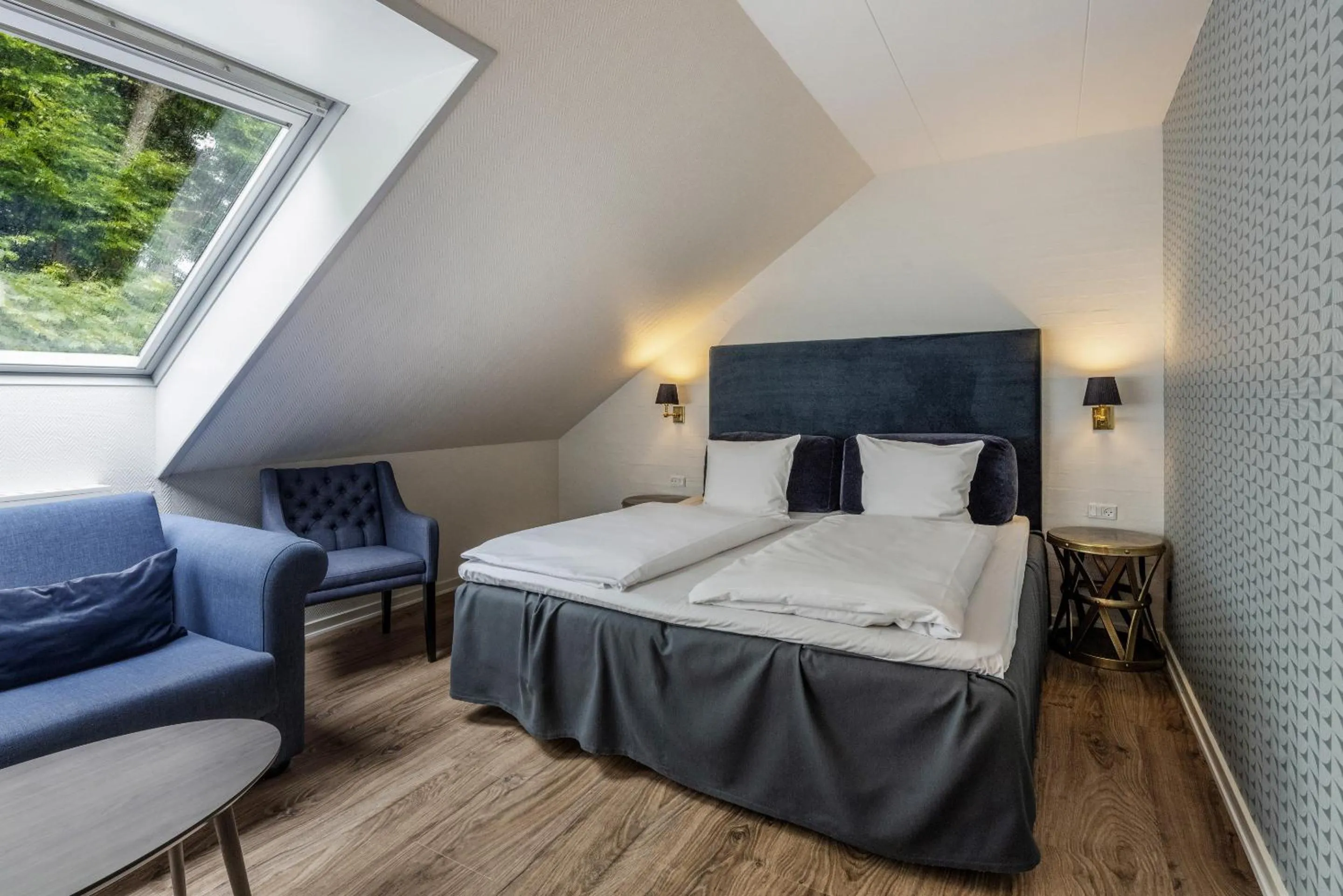 Bed in Hotel Scheelsminde