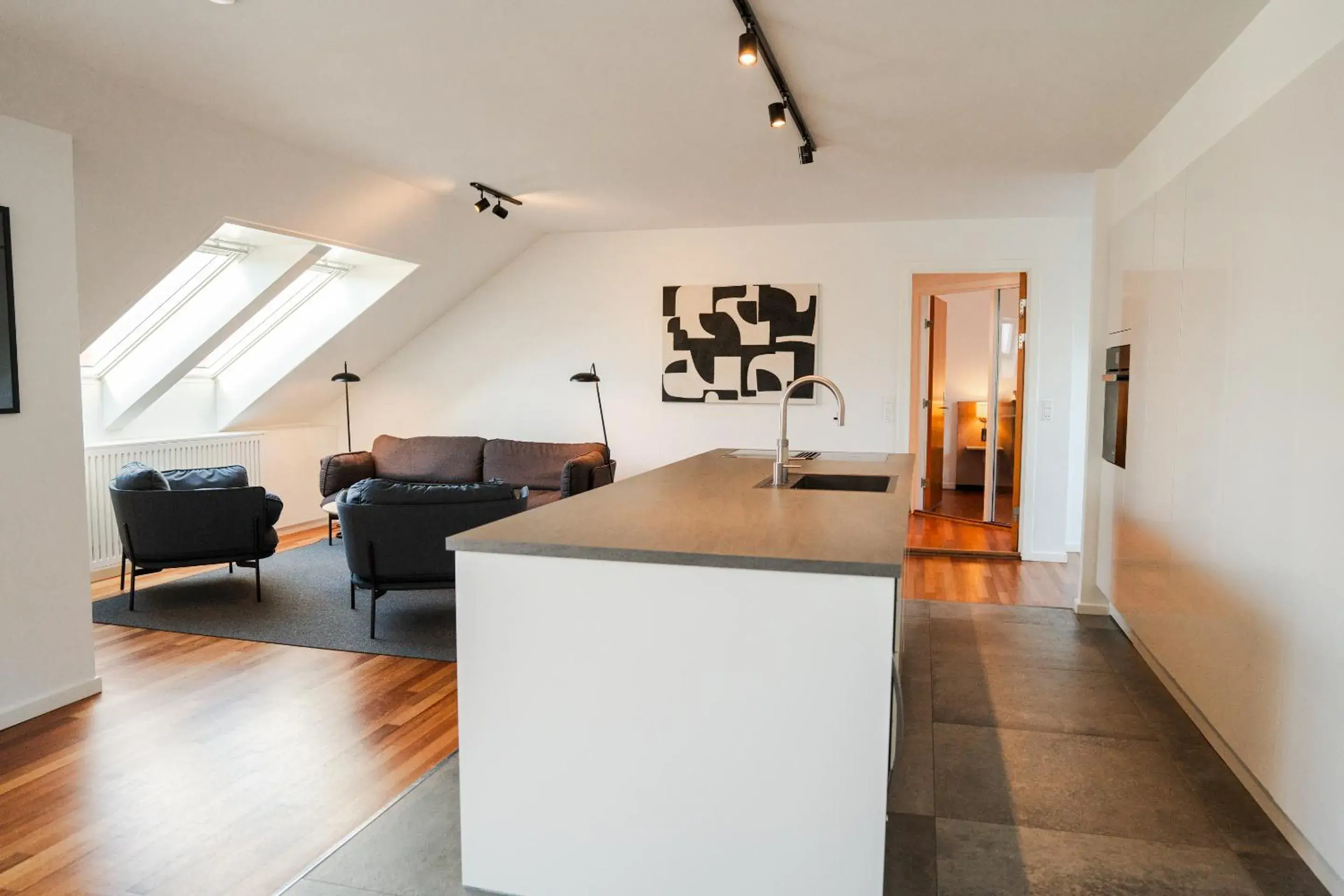 Living room in Hotel Scheelsminde Living room in Hotel Scheelsminde